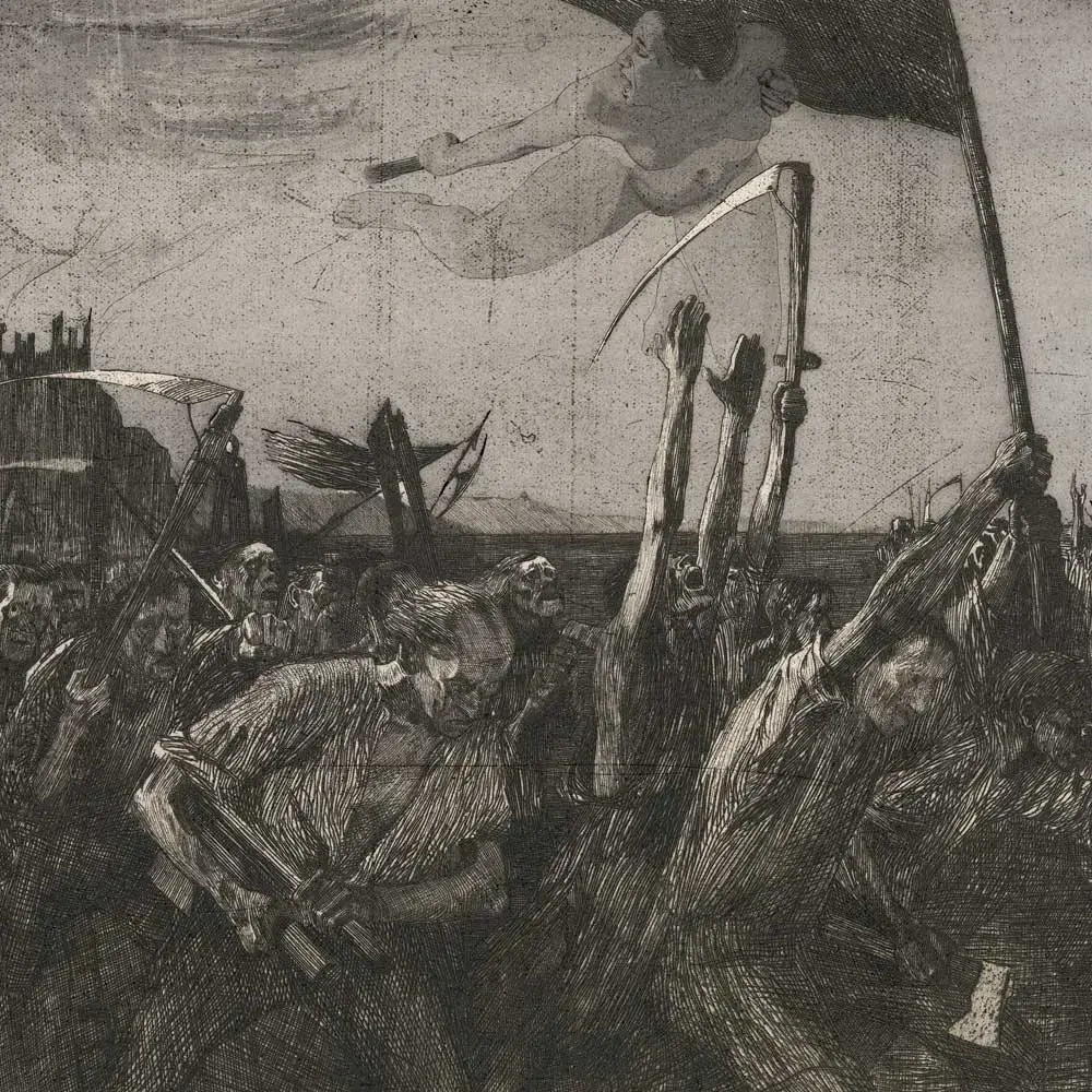 PANZERFAUST · The Suns Of Perdition · Chapter II: Render Unto Eden | CLEAR LP (Black Metal Vinyl) · Picture 1