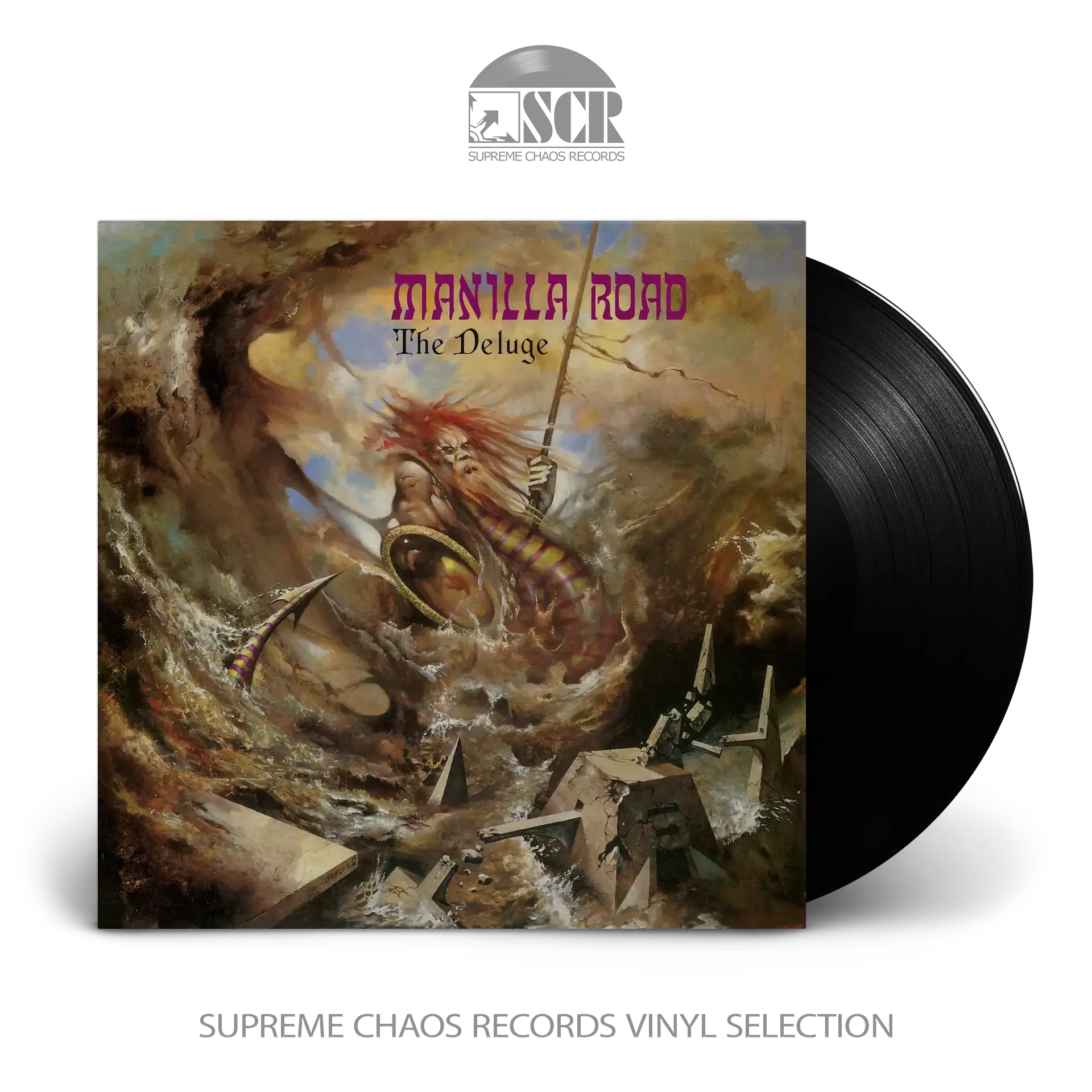 MANILLA ROAD - The Deluge [BLACK LP] (Heavy Metal Vinyl)