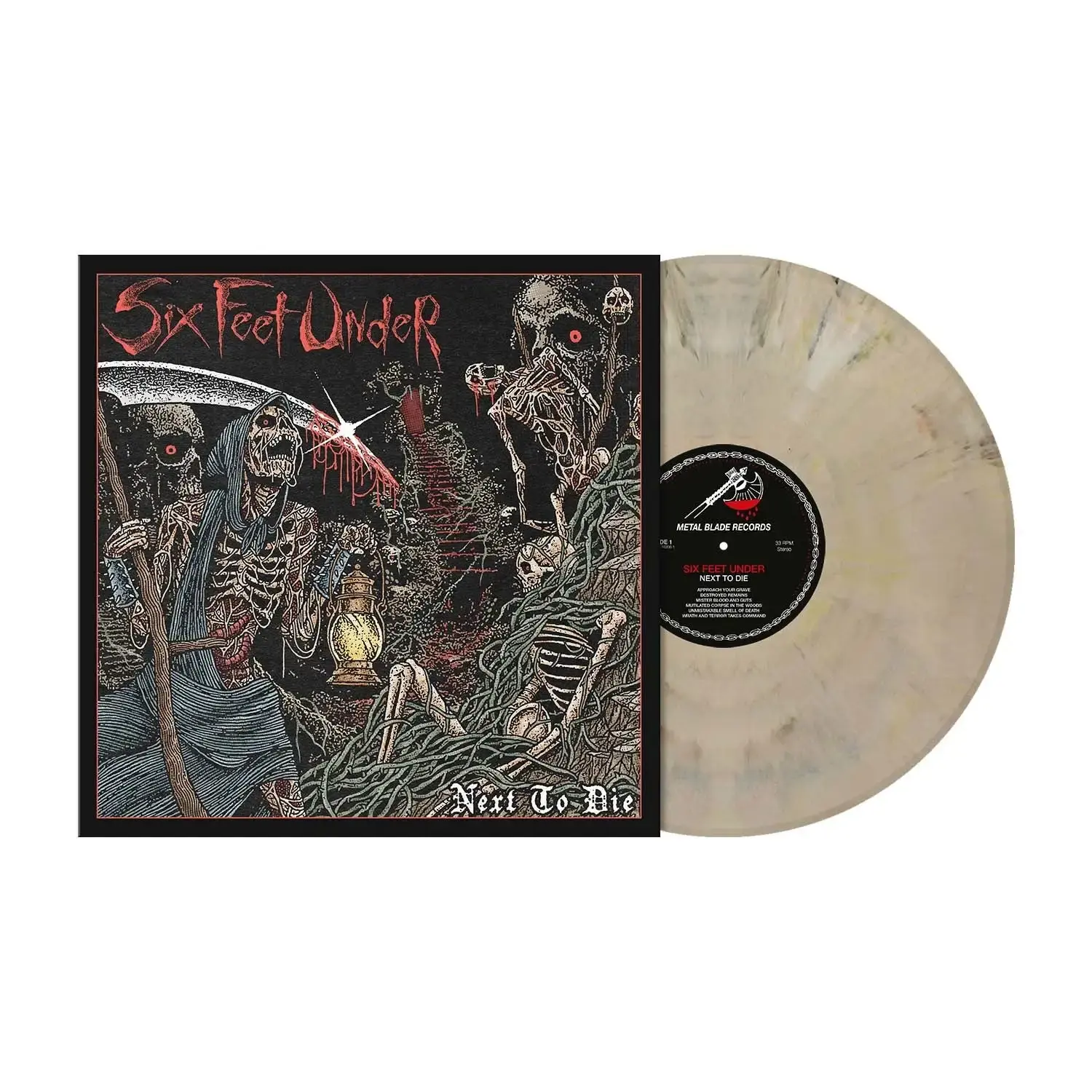 SIX FEET UNDER · Next To Die | BONE BROWN MARBLED LP (Death Metal Vinyl)