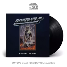 ROADWOLF · Midnight Lightning | BLACK LP (Heavy Metal Vinyl)