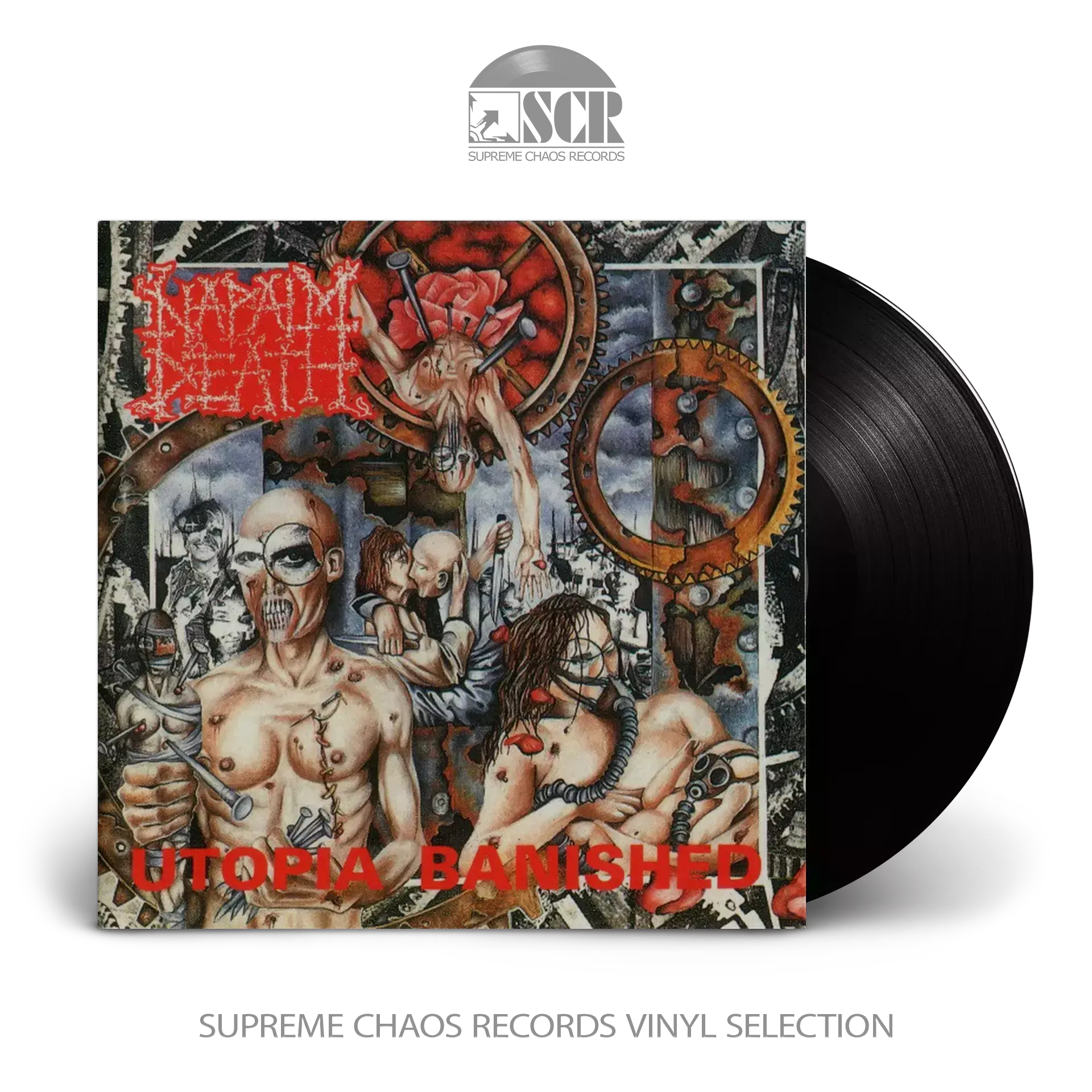 NAPALM DEATH · Utopia Banished (FDR Remaster) | BLACK LP (Grindcore Vinyl)