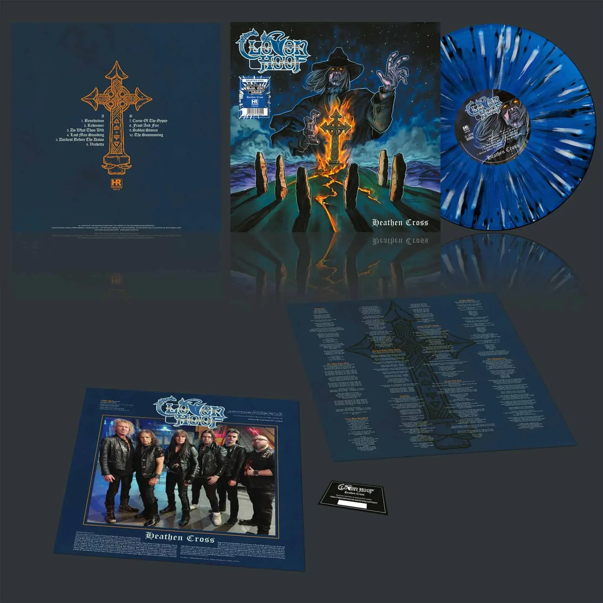 CLOVEN HOOF · Heathen Cross | SPLATTER LP (Power Metal Vinyl) · Picture 2