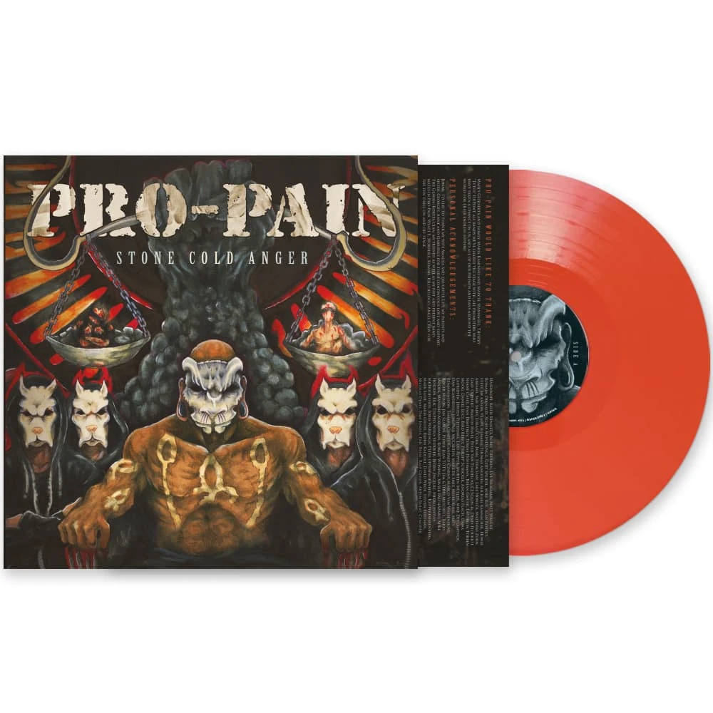 PRO-PAIN · Stone Cold Anger | ORANGE LP (Hardcore Vinyl) · Picture 2