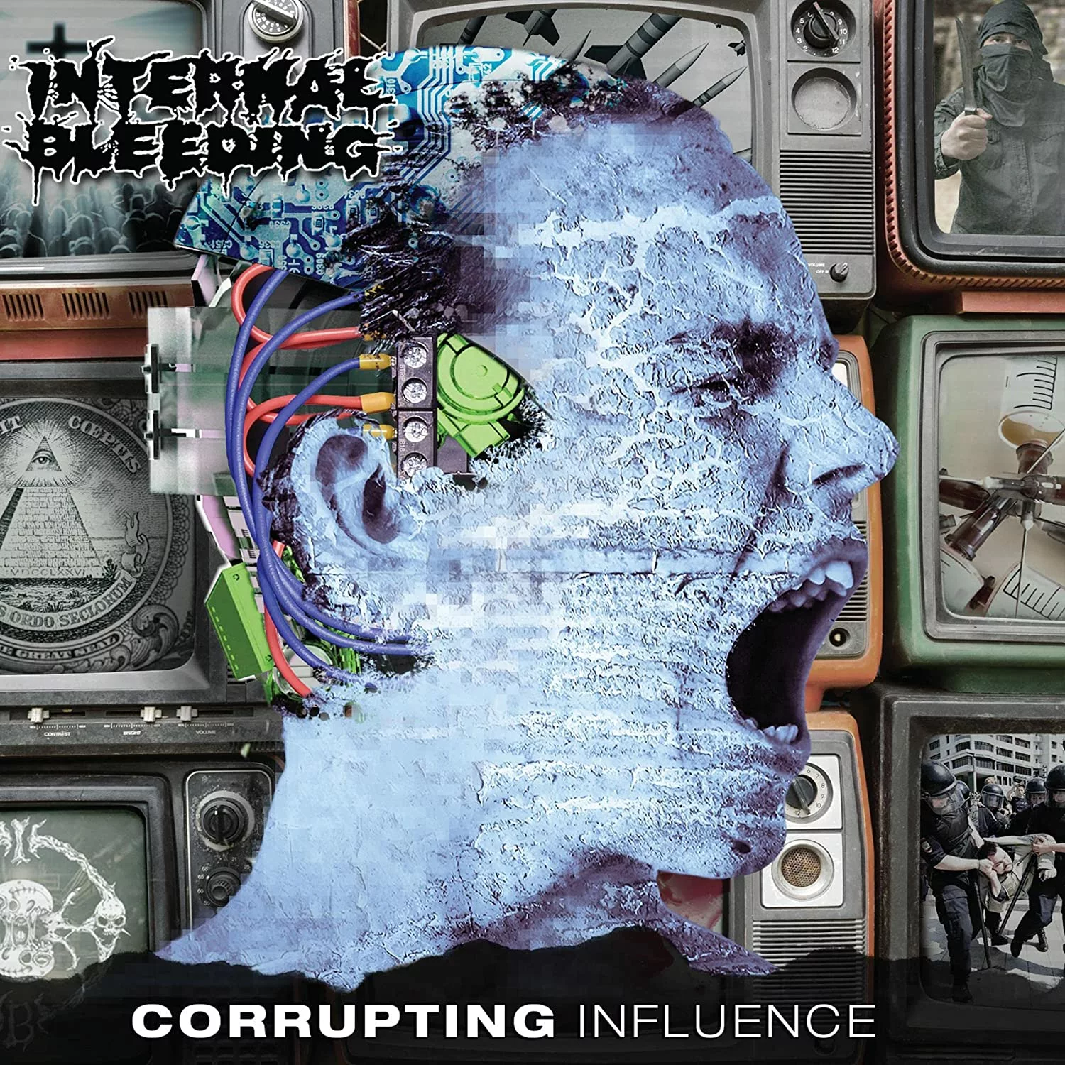 INTERNAL BLEEDING · Corrupting Influence | BLACK LP (Brutal Death Metal Vinyl) · Picture 1
