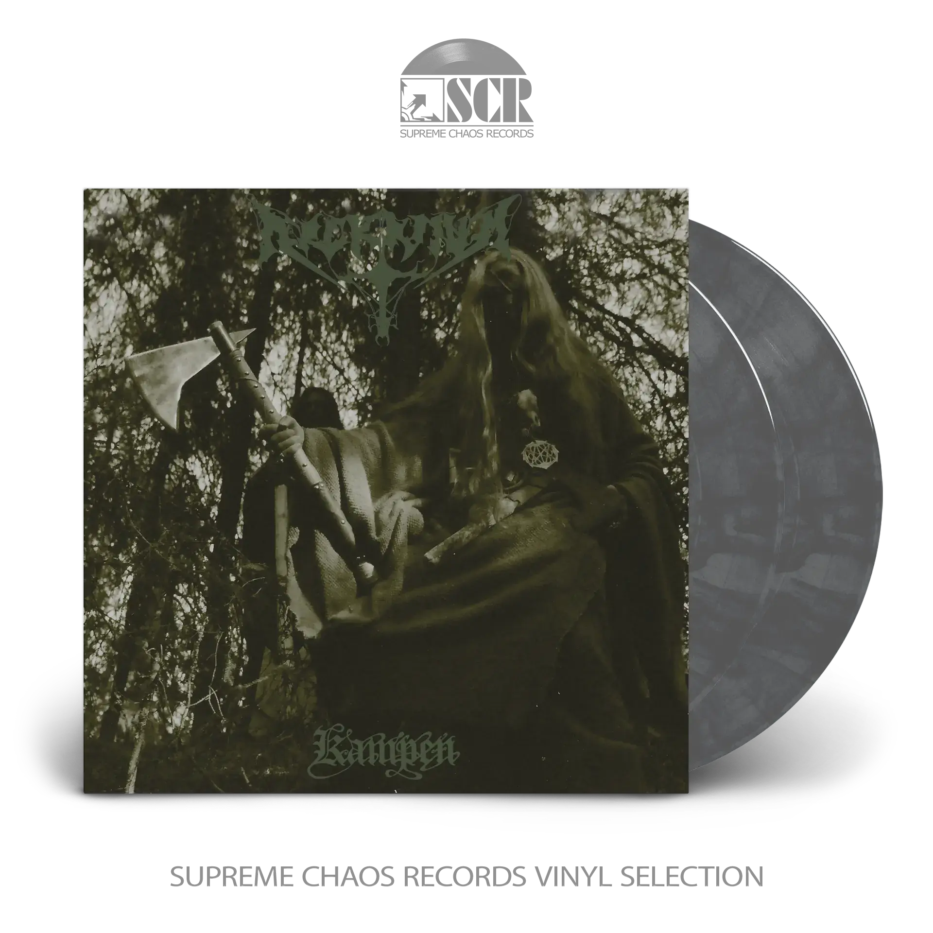 ARCKANUM · Kampen (Re-Release) | GREY MARBLED 2LP (Black Metal Vinyl)