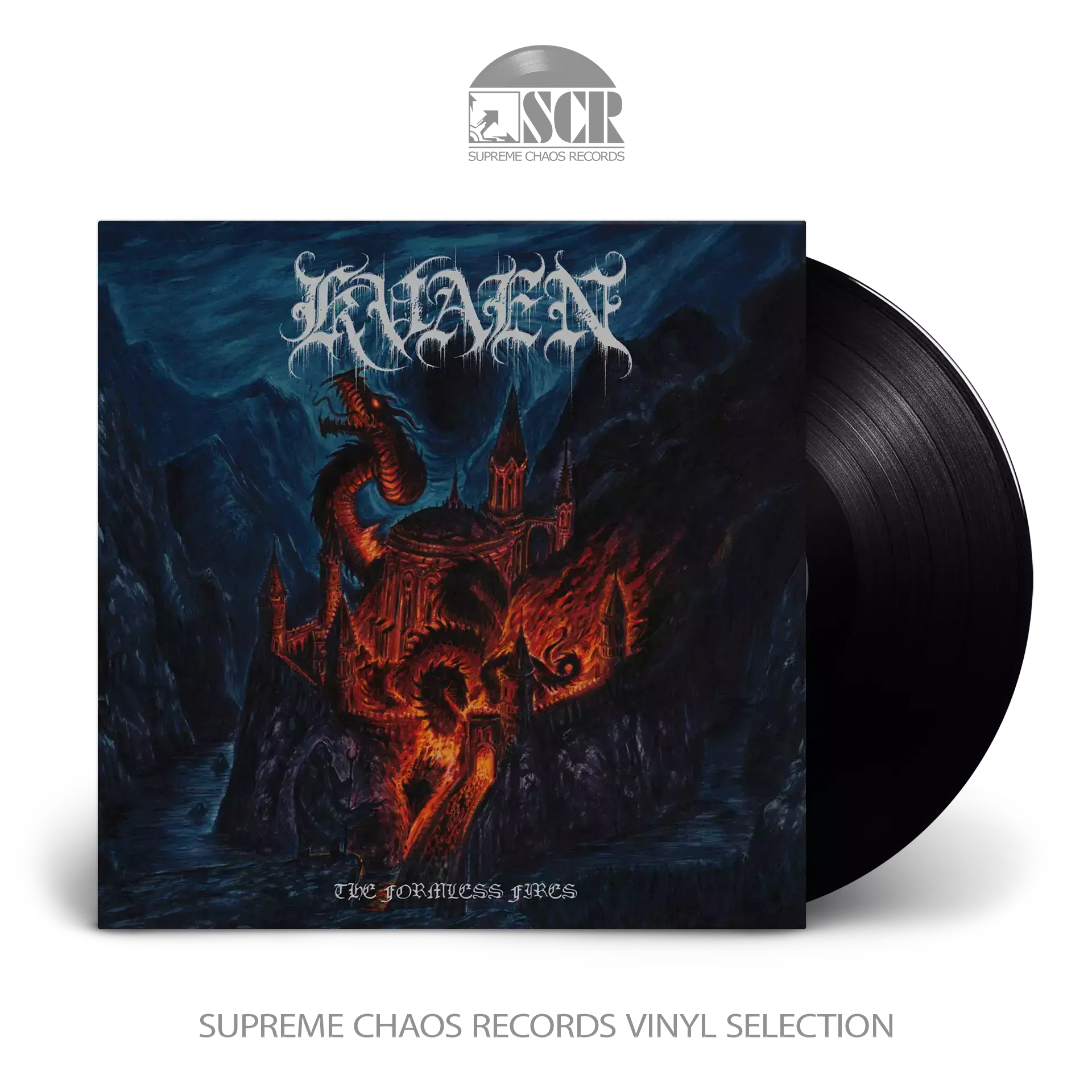 KVAEN · The Formless Fires | BLACK LP (Black Metal Vinyl)