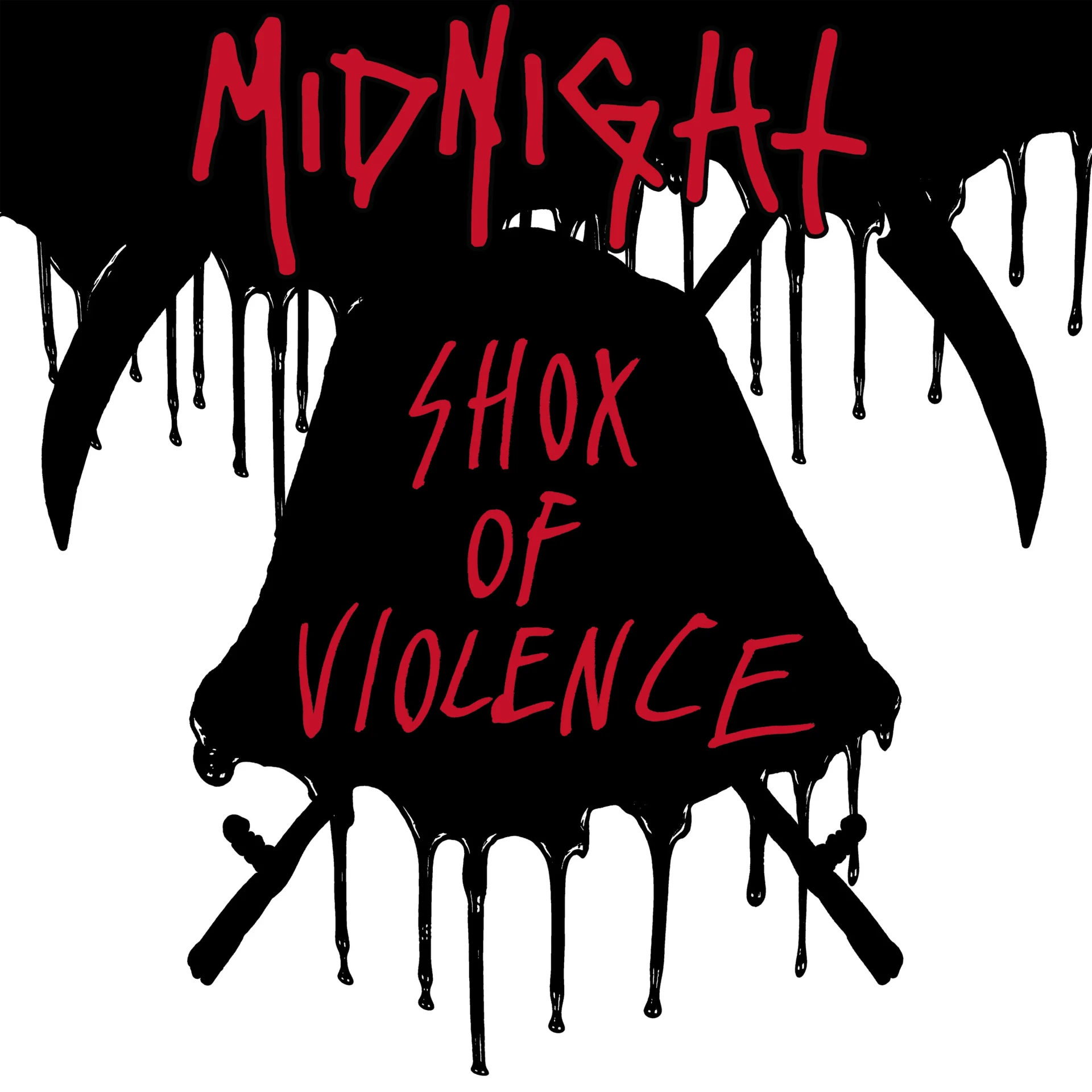 MIDNIGHT · Shox Of Violence (Re-Issue) | WHITE 2LP (Black Metal/Thrash Metal Vinyl) · Picture 1