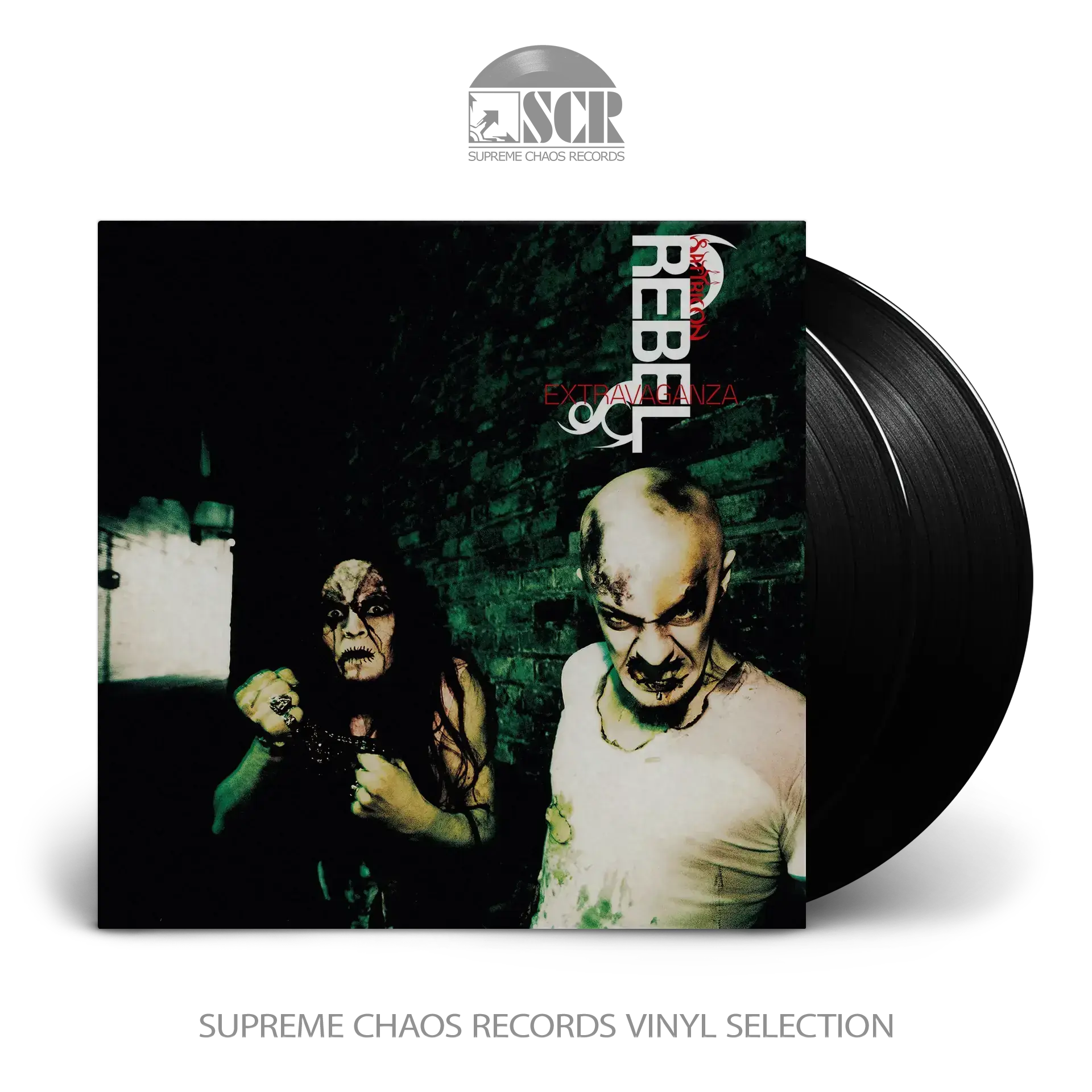 SATYRICON - Rebel Extravaganza · BLACK 2LP (Black Metal Vinyl)