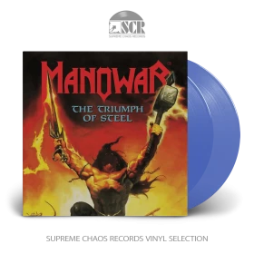 MANOWAR · The Triumph of Steel | TRANSPARENT BLUE 2LP (Heavy Metal Vinyl)