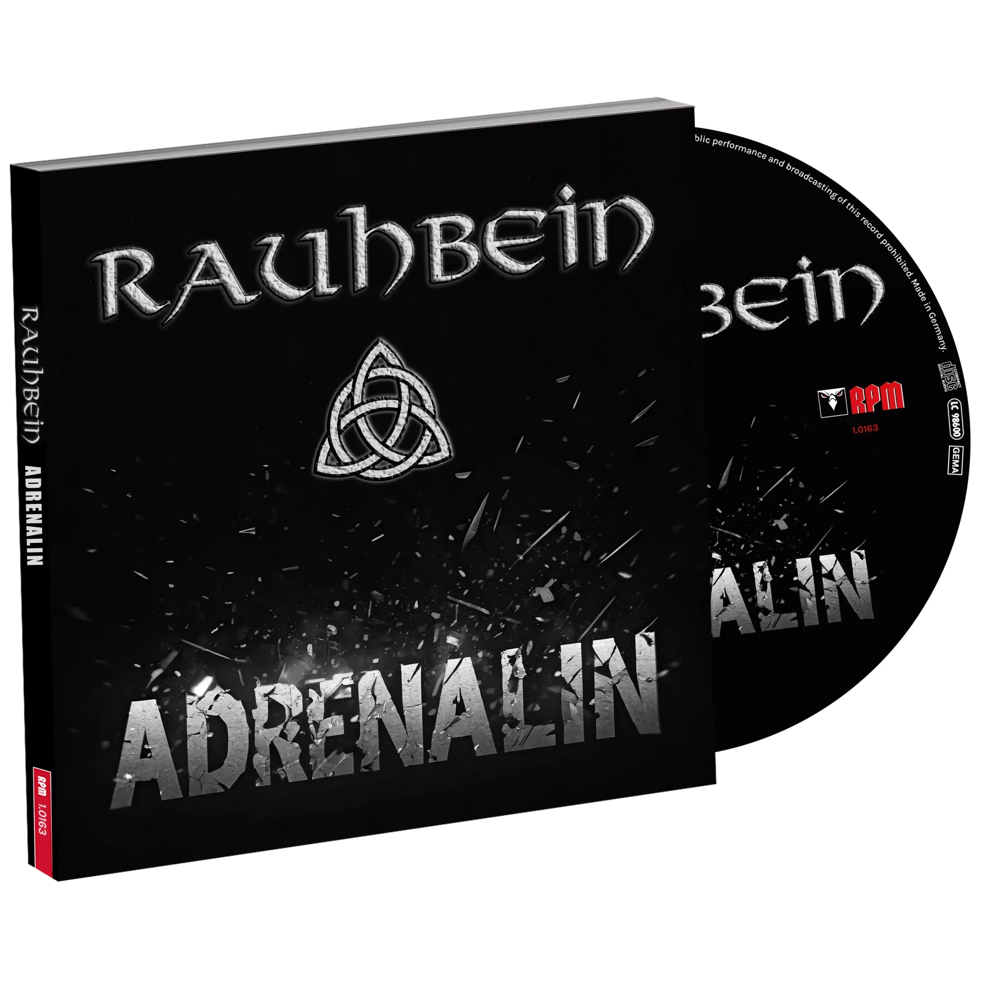 RAUHBEIN · Adrenalin | CD DIGIPAK (Folk Rock CDs)