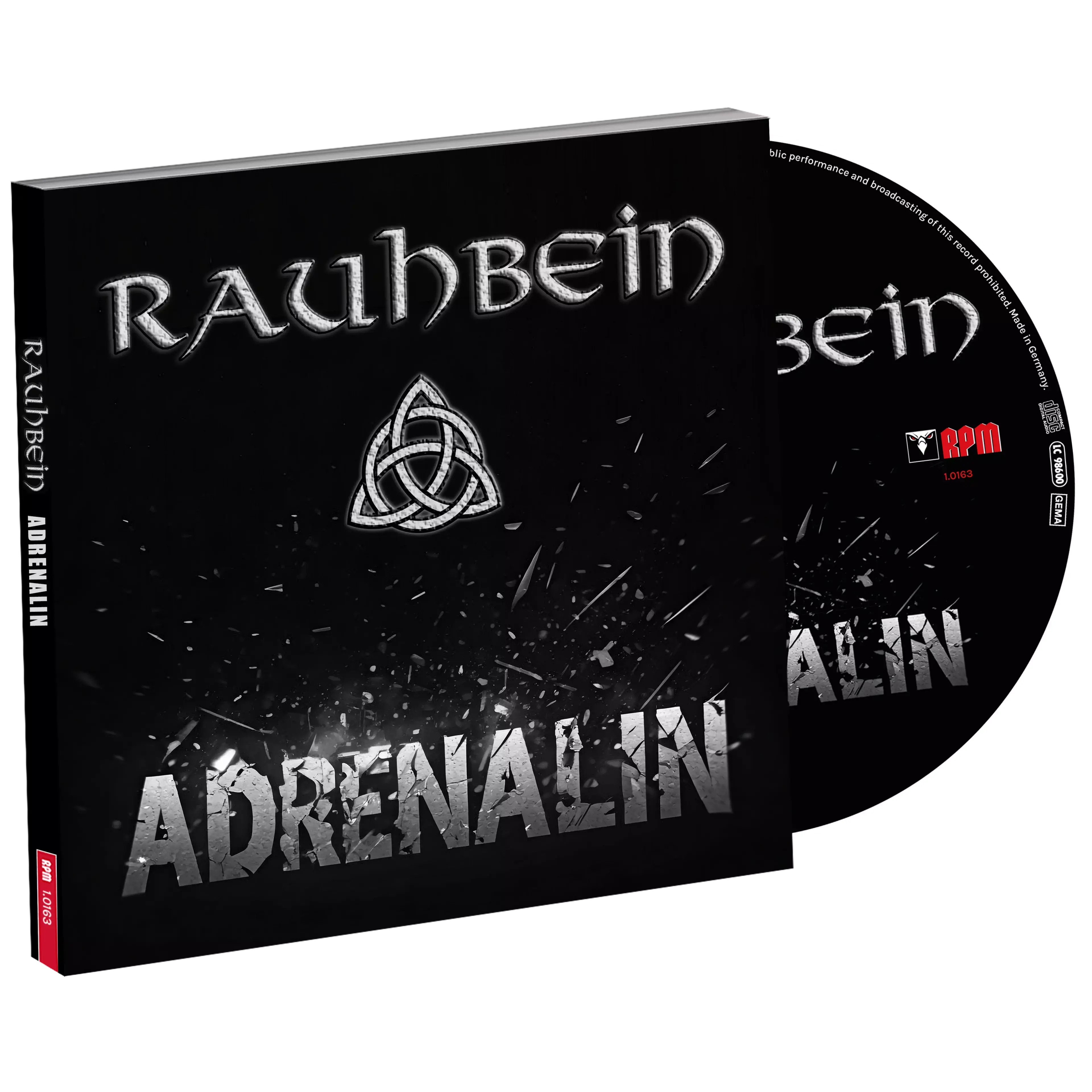RAUHBEIN - Adrenalin · CD DIGIPAK (Folk Rock CDs)