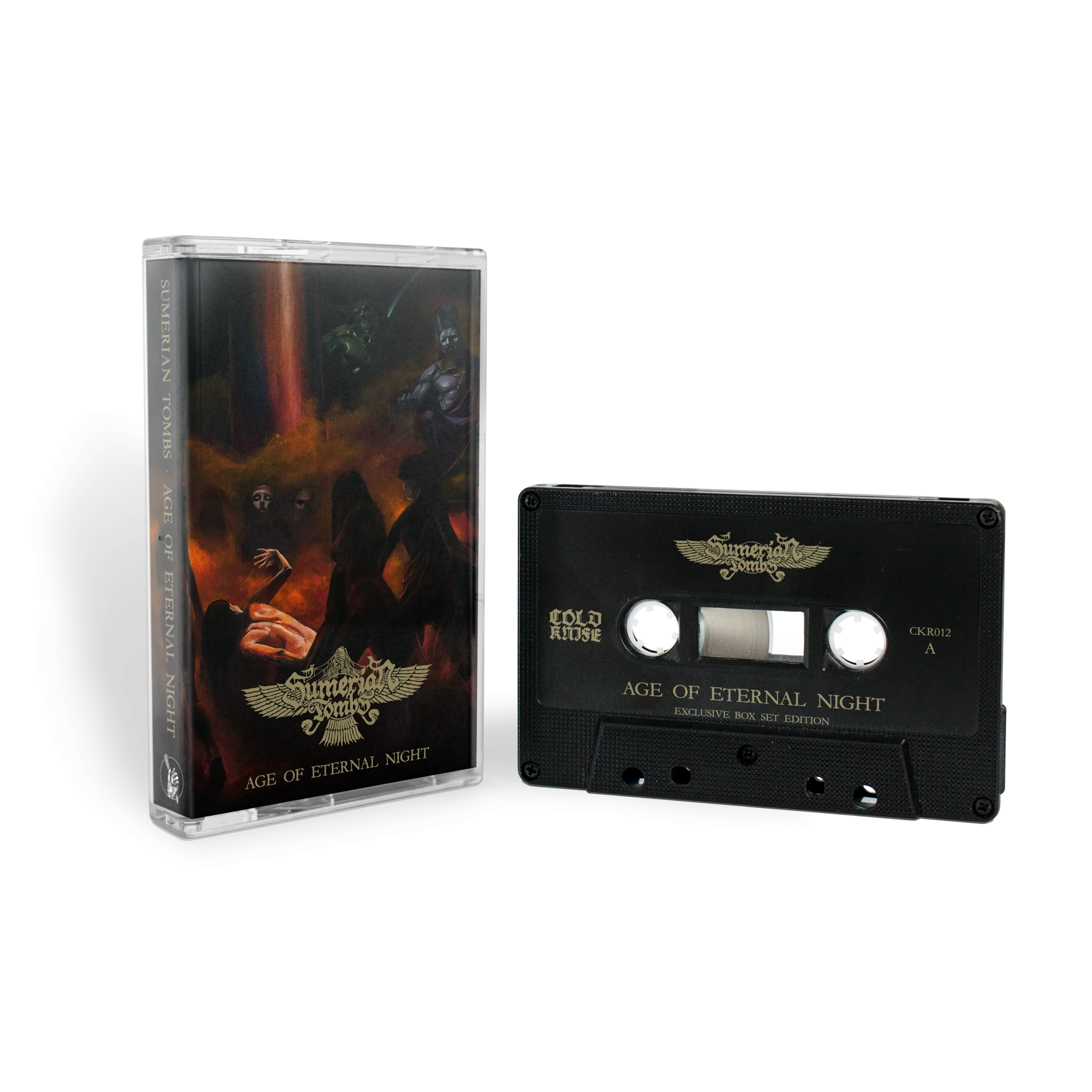 SUMERIAN TOMBS - Age of Eternal Night/As Sumer Thrones At Night · WOODEN TAPE BOX (Black Metal/Death Metal Tapes) · Picture 2