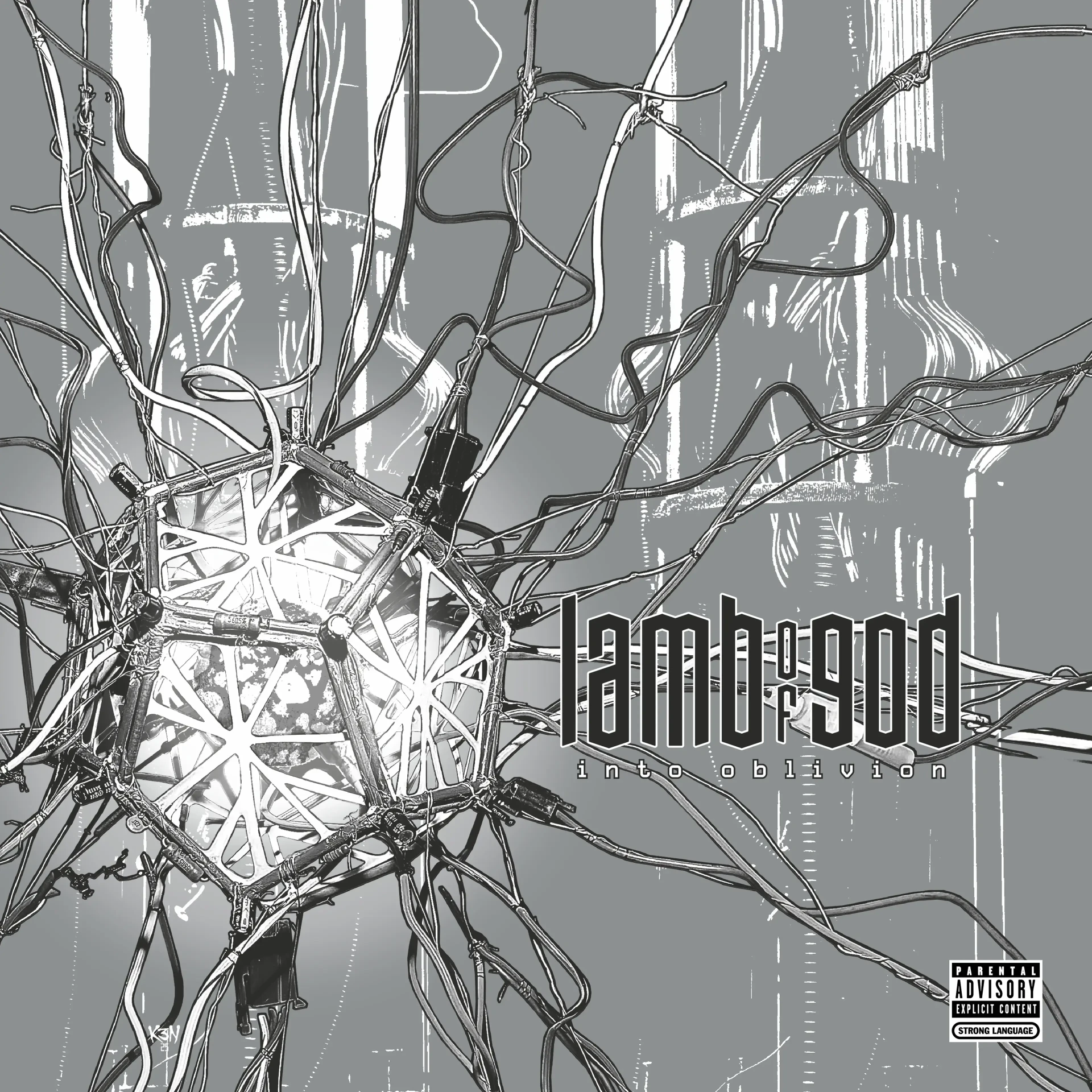 LAMB OF GOD · Into Oblivion | OLIVE/WHITE SPLATTER LP (Heavy Metal Vinyl) · Picture 1