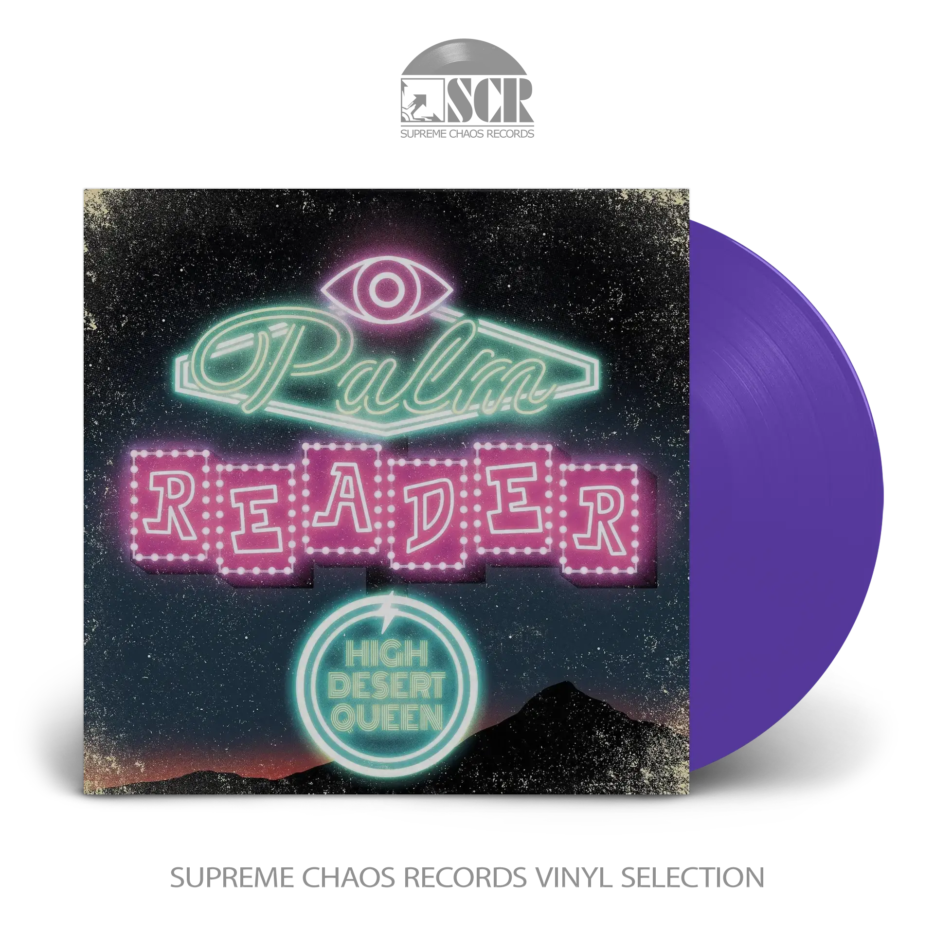 HIGH DESERT QUEEN · Palm Reader | PURPLE LP (Stoner Rock Vinyl)