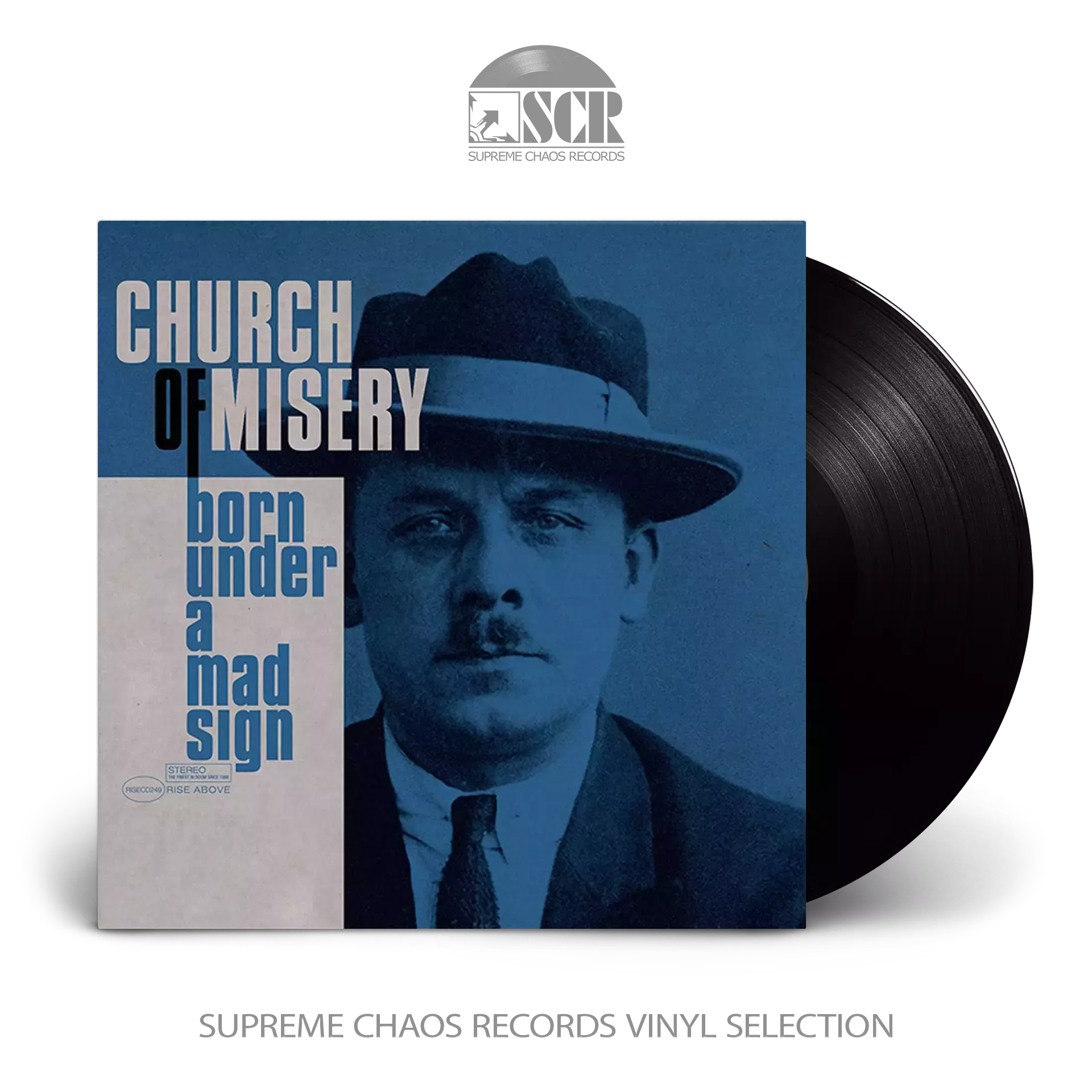 CHURCH OF MISERY · Born Under A Mad Sign | BLACK LP (Doom Metal Vinyl)