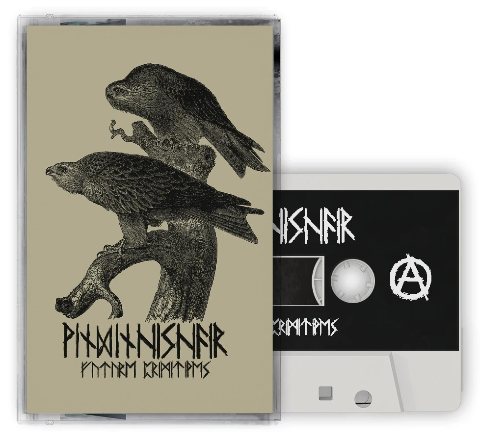 WIND IN HIS HAIR · Future Primitives | CLEAR/BLACK TAPE (Black Metal/Sludge Tapes)