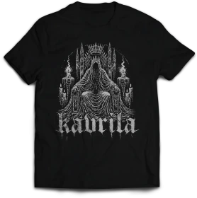 KAVRILA · Heretics I | CLEAR MARBLED WHITE/BLACK SPLATTER LP+SHIRT BUNDLE (Sludge/Doom Metal/Black Metal/Hardcore Vinyl) · Picture 3