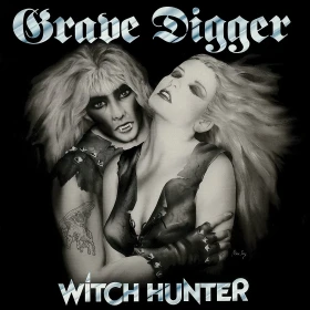 GRAVE DIGGER · Witch Hunter | GREY/BLACK SPLATTER LP (Heavy Metal Vinyl) · Picture 1