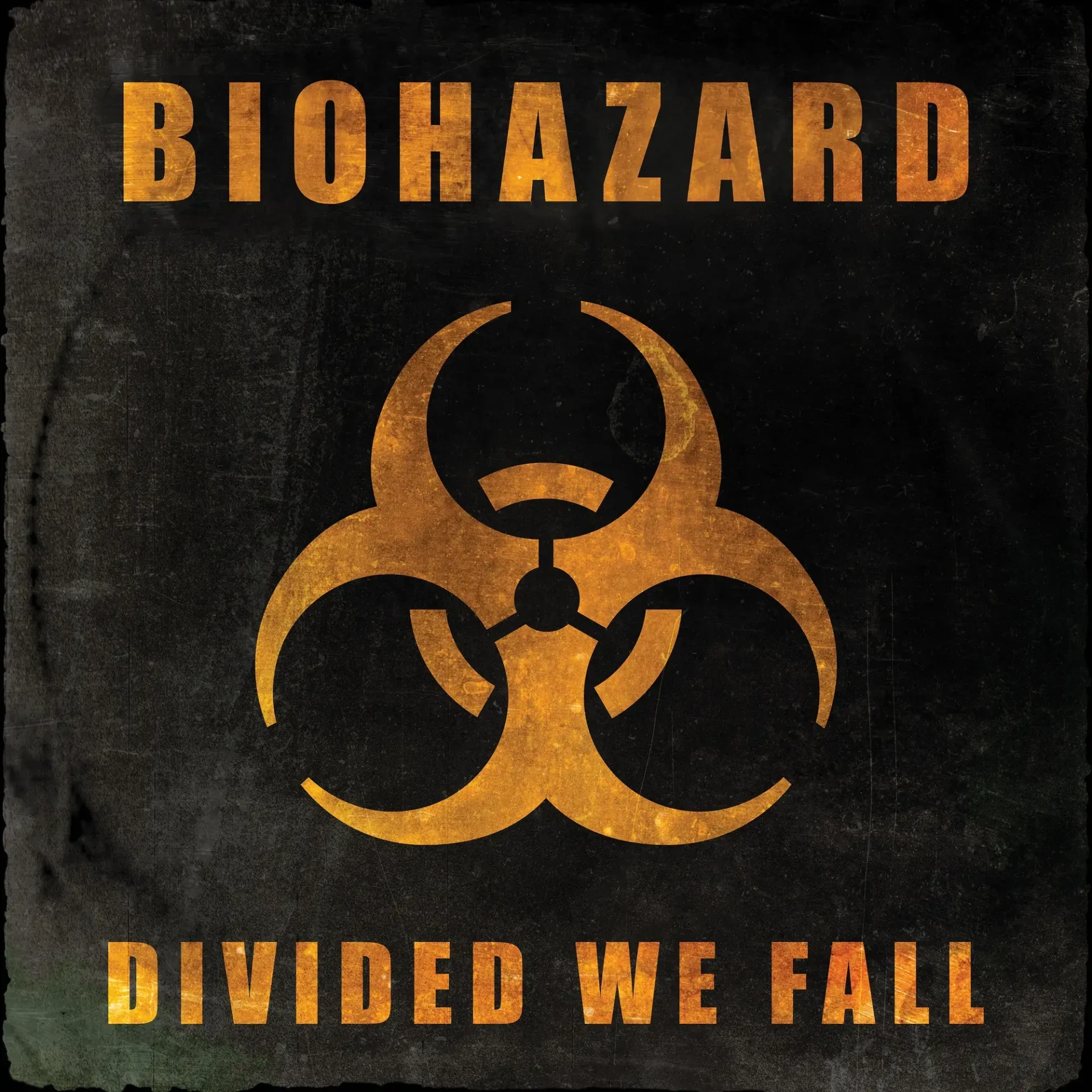 BIOHAZARD - Divided We Fall · ORANGE LP (Crossover/Heavy Metal/Hardcore Vinyl) · Bild 1