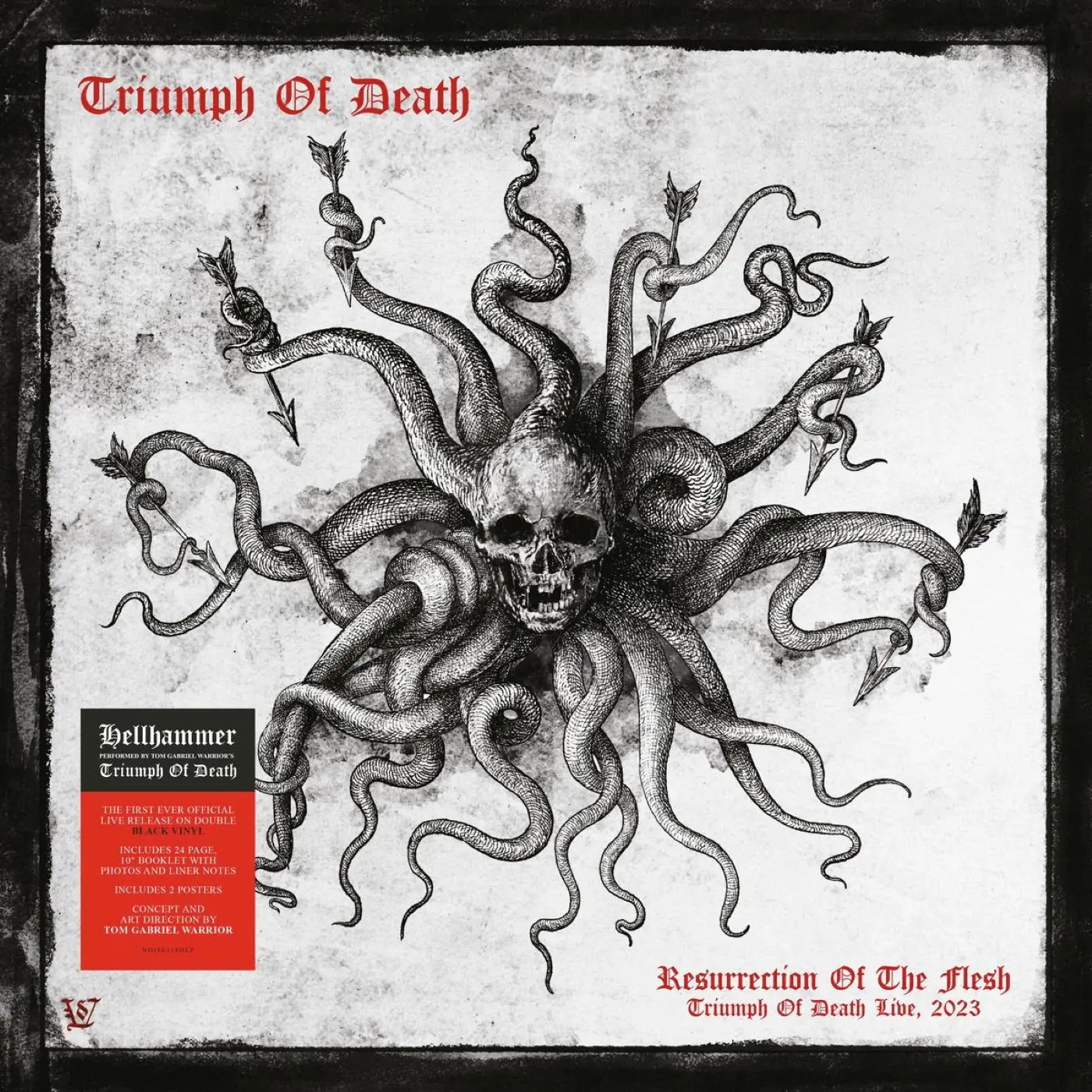 TRIUMPH OF DEATH · Resurrection Of The Flesh | BLACK 2LP (Extreme Metal Vinyl) · Picture 1