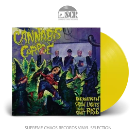 CANNABIS CORPSE · Beneath Grow Lights Thou Shalt Rise | YELLOW LP (Death Metal Vinyl)