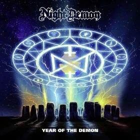 NIGHT DEMON · Year Of The Demon | BLACK LP (Heavy Metal Vinyl) · Picture 1
