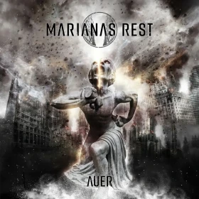 MARIANAS REST · Auer | TRANSPARENT SUN YELLOW DLP (Death Metal Vinyl) · Picture 1
