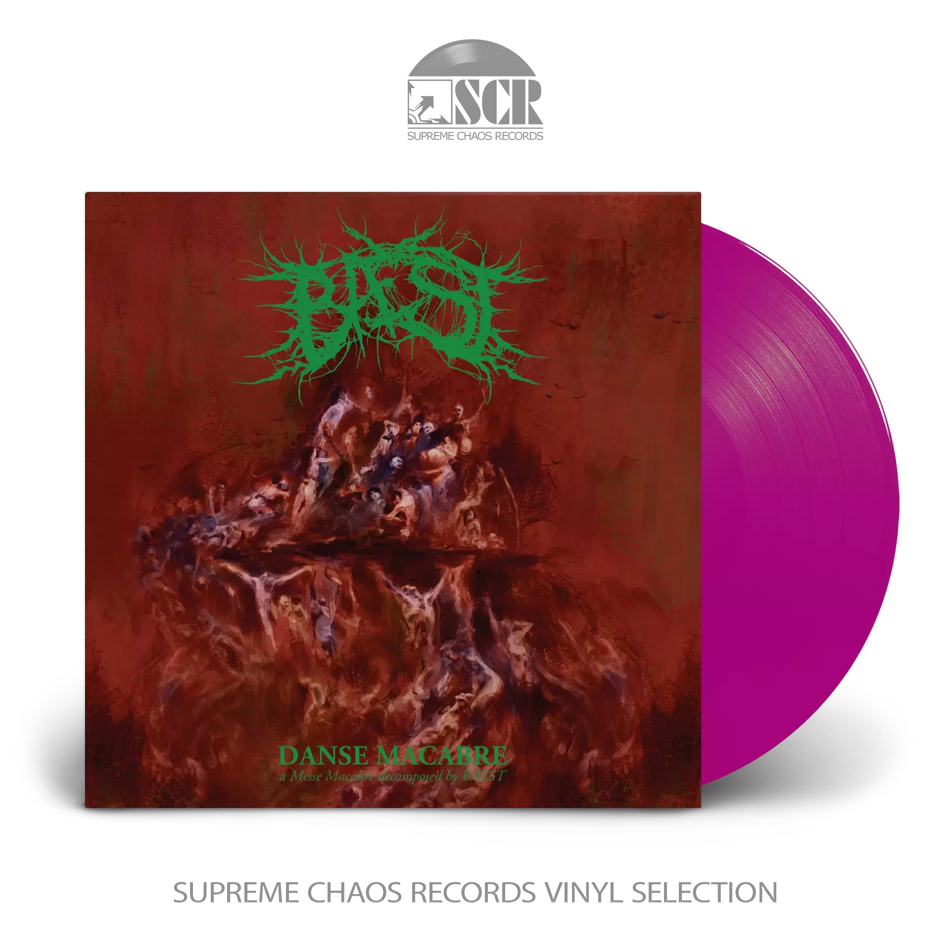 BAEST · Danse Macabre (Re-Issue 2023) [TRANSPARENT MAGENTA] | LP (Death Metal Vinyl)
