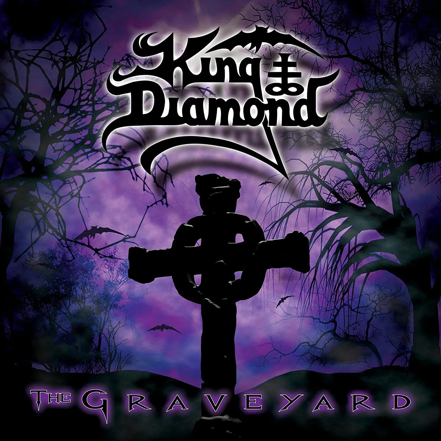 KING DIAMOND · The Graveyard | PURPLE RED WHITE MARBLED 2LP (Heavy Metal Vinyl) · Picture 1