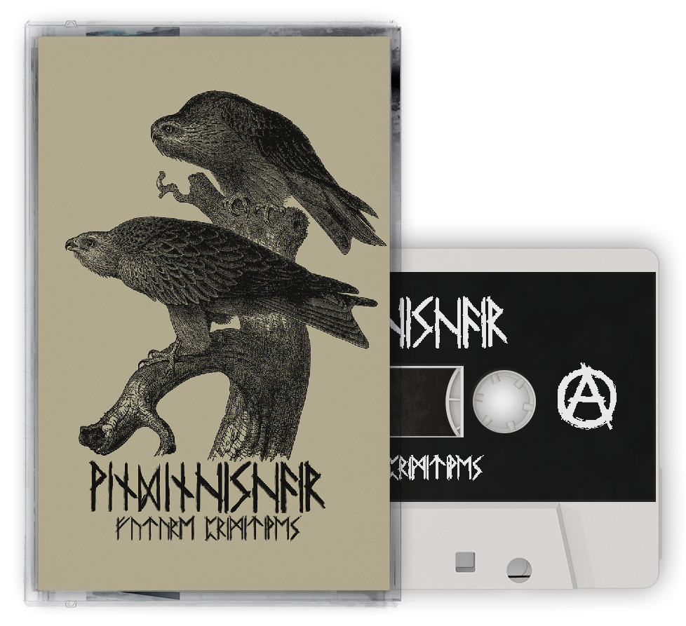 WIND IN HIS HAIR · Future Primitives | CLEAR/BLACK TAPE (Black Metal/Sludge Tapes)