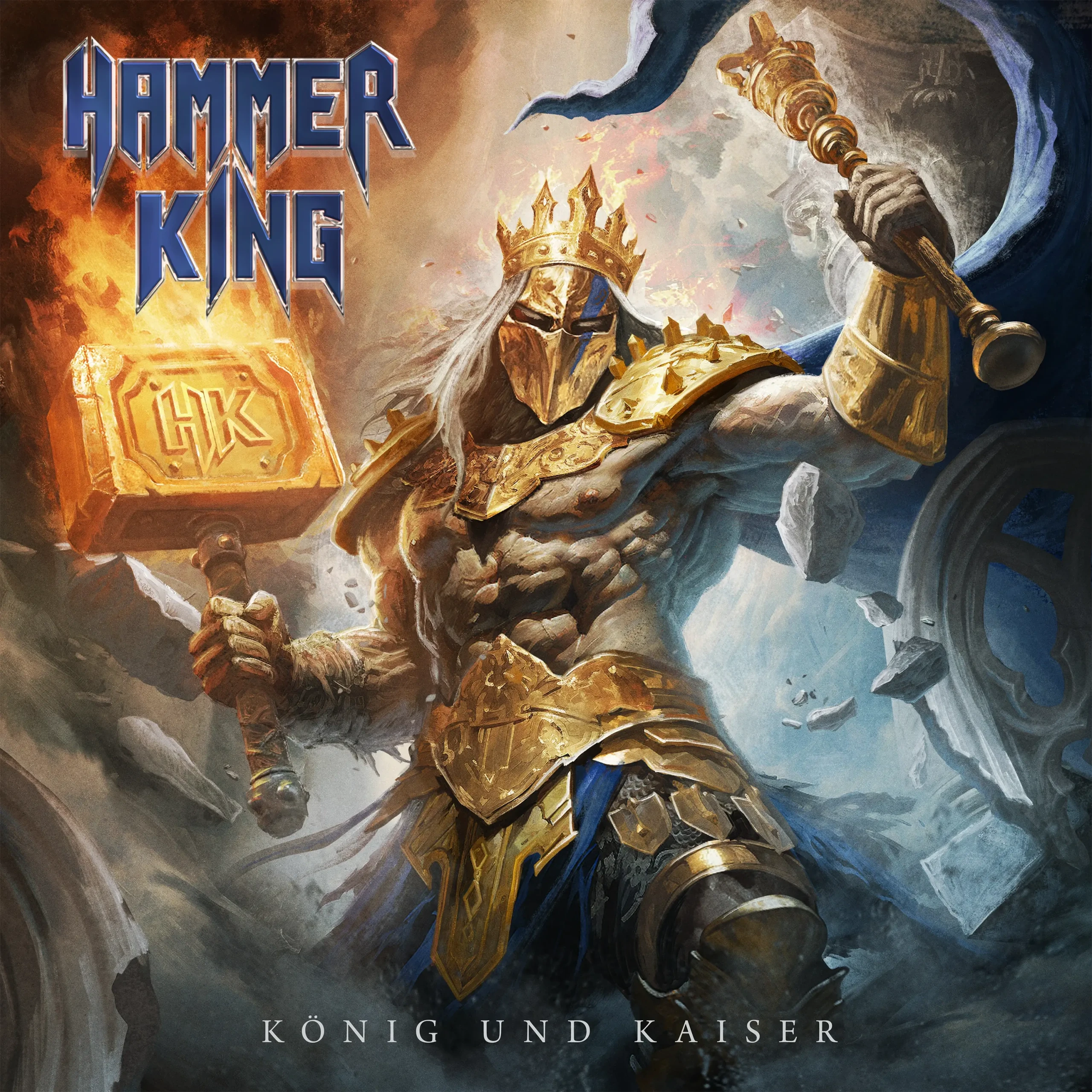 HAMMER KING - König Und Kaiser · ROYAL BLUE LP (Heavy Metal Vinyl) · Picture 1