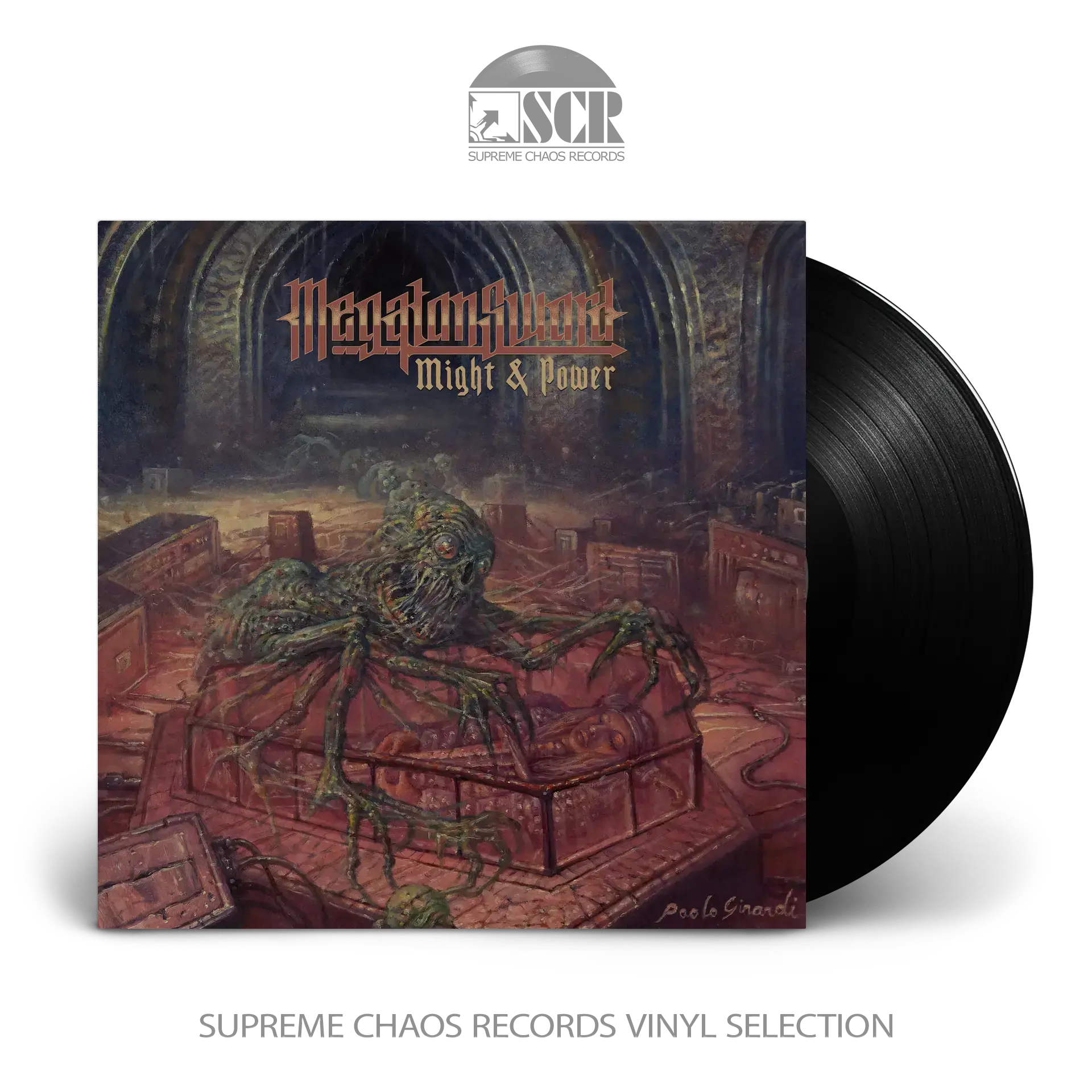 MEGATON SWORD - Might & Power · BLACK LP (Heavy Metal Vinyl)