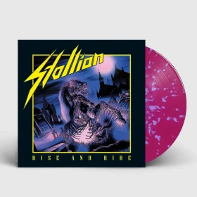 STALLION · Rise And Ride | PURLPE/BLUE SPLATTER LP (Heavy Metal Vinyl)