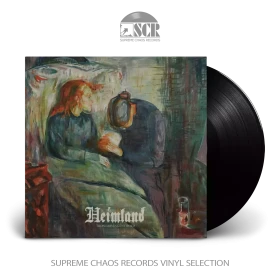 HEIMLAND · Tronearvingens Doed | BLACK 7" LP (Black Metal Vinyl)