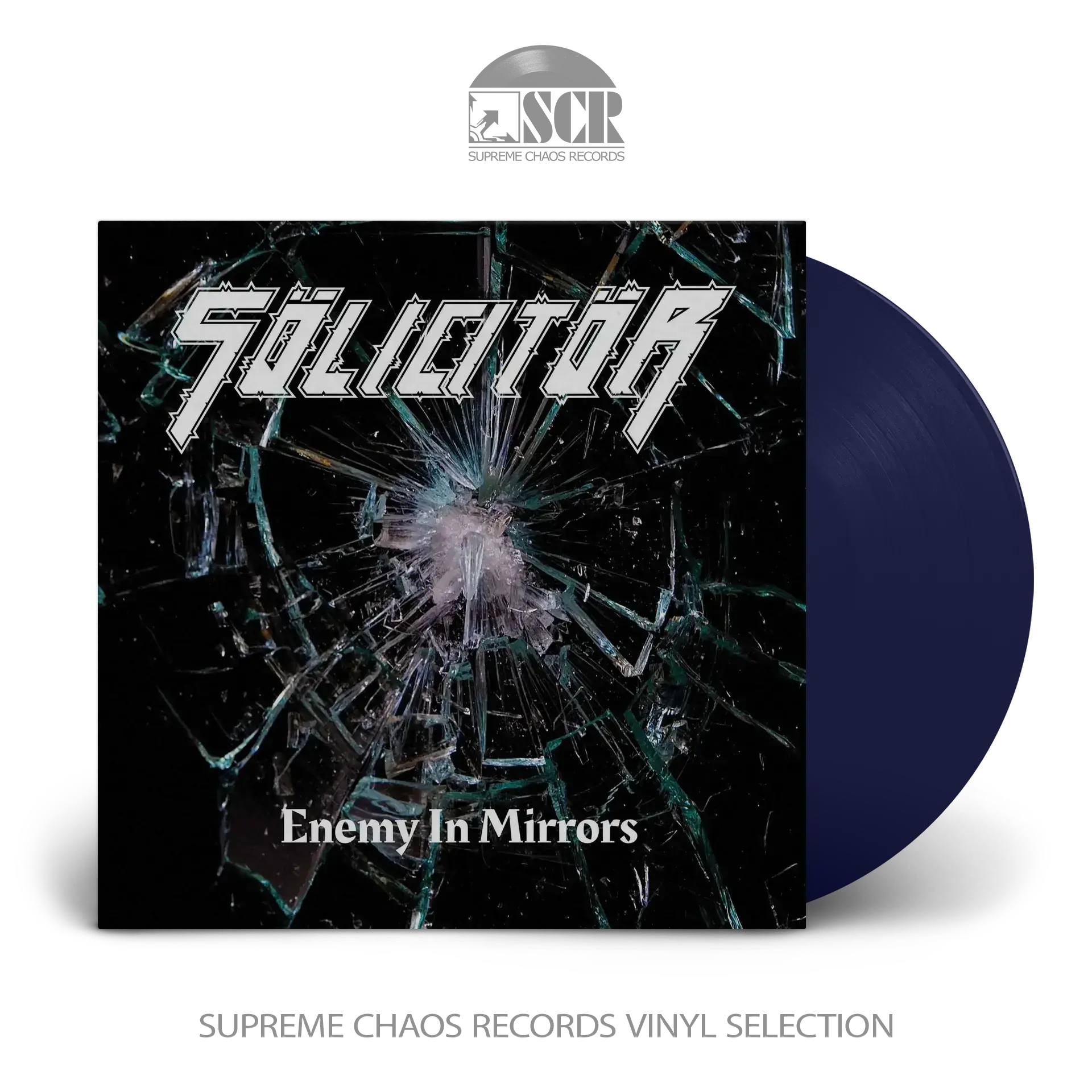 SÖLICITÖR - Enemy in Mirrors · BLUE LP (Speed Metal Vinyl)