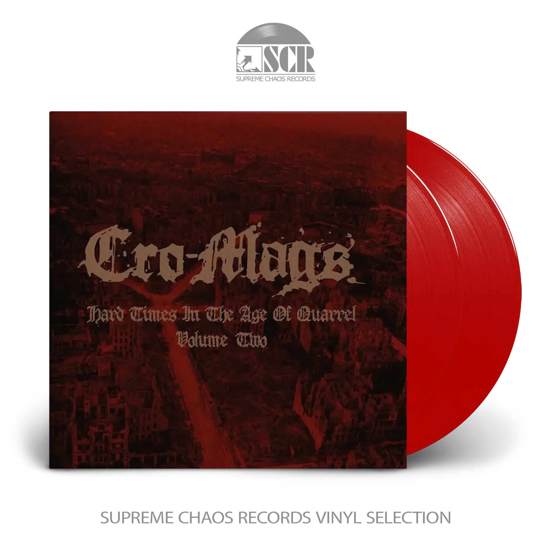CRO-MAGS - Hard Times In The Age Of Quarrel Vol 2 · RED 2LP (Hardcore/Crossover Thrash Vinyl)