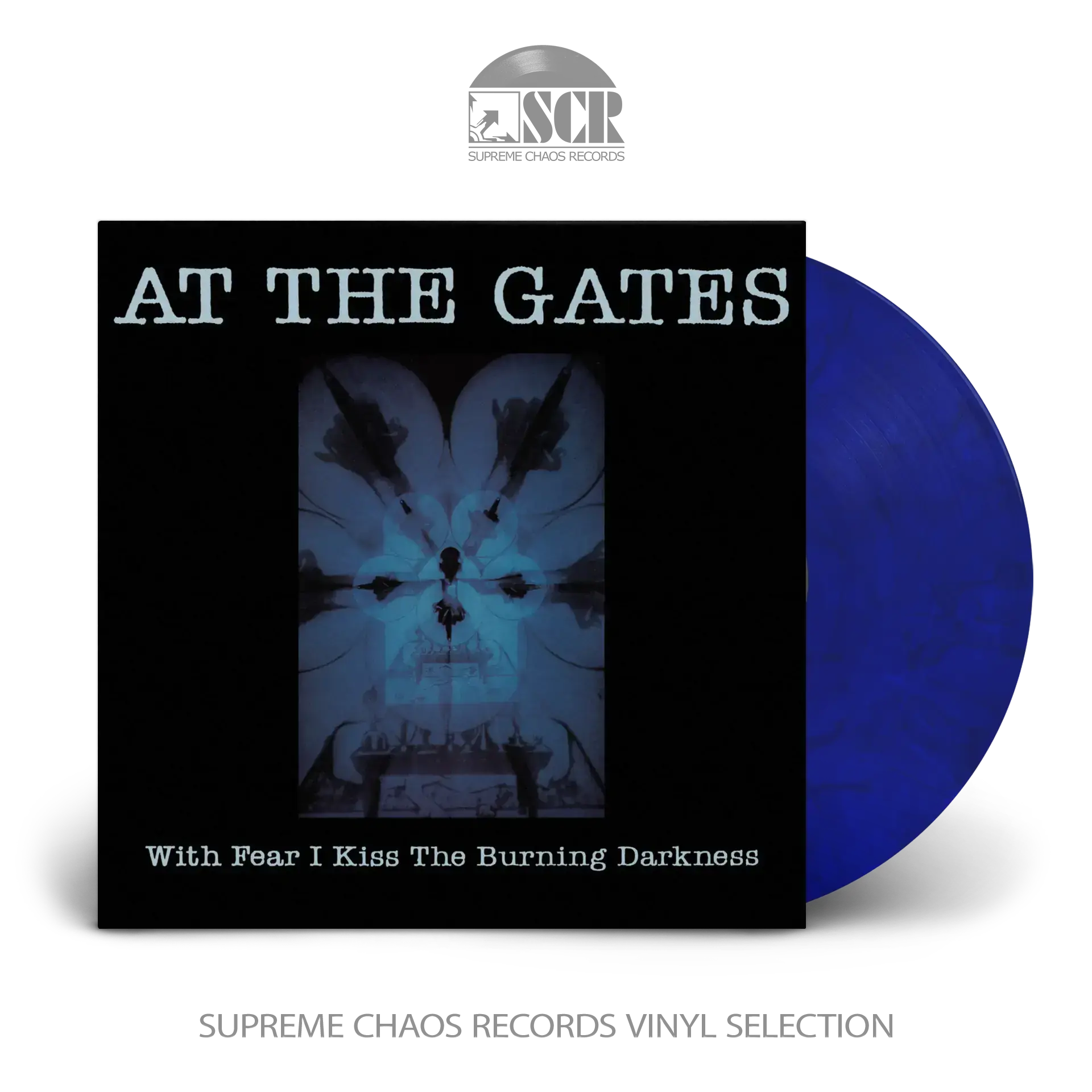 AT THE GATES - With Fear I Kiss The Burning Darkness · BLUE/BLACK MARBLED LP (Melodic Death Metal Vinyl)