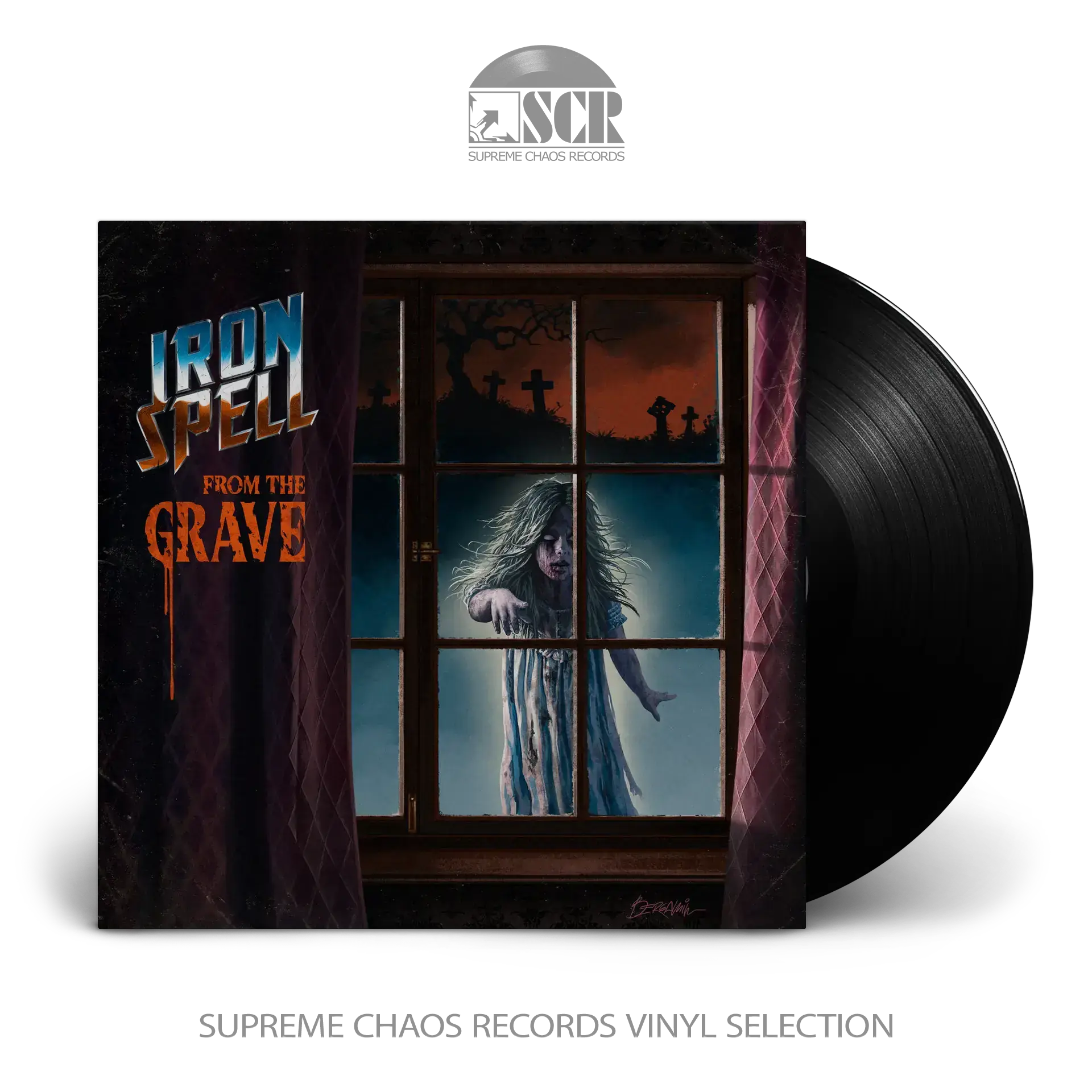 IRON SPELL · From The Grave | BLACK LP (Heavy Metal Vinyl)
