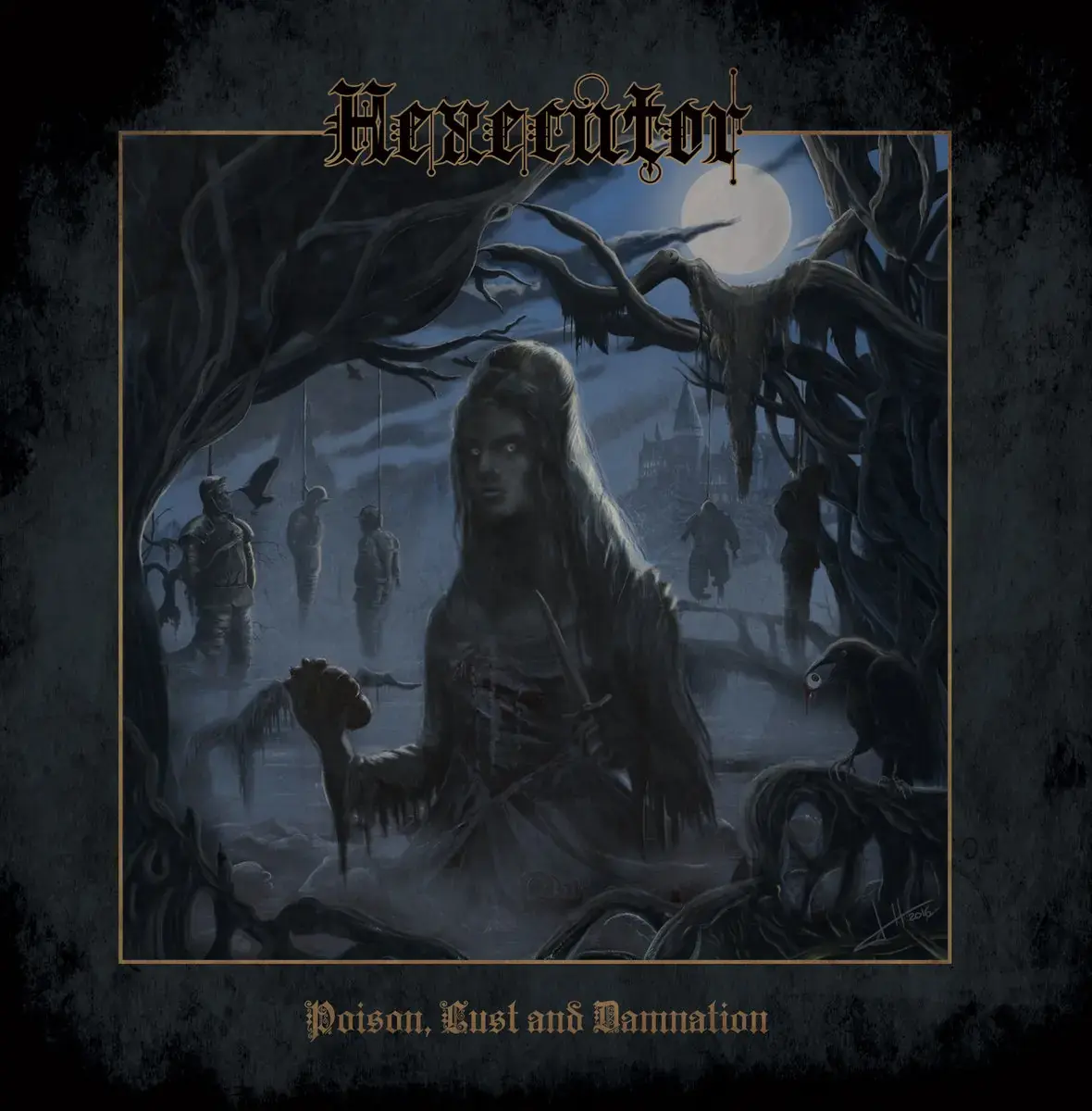 HEXECUTOR · Poison, Lust And Damnation | BLACK LP (Thrash Metal Vinyl) · Picture 1