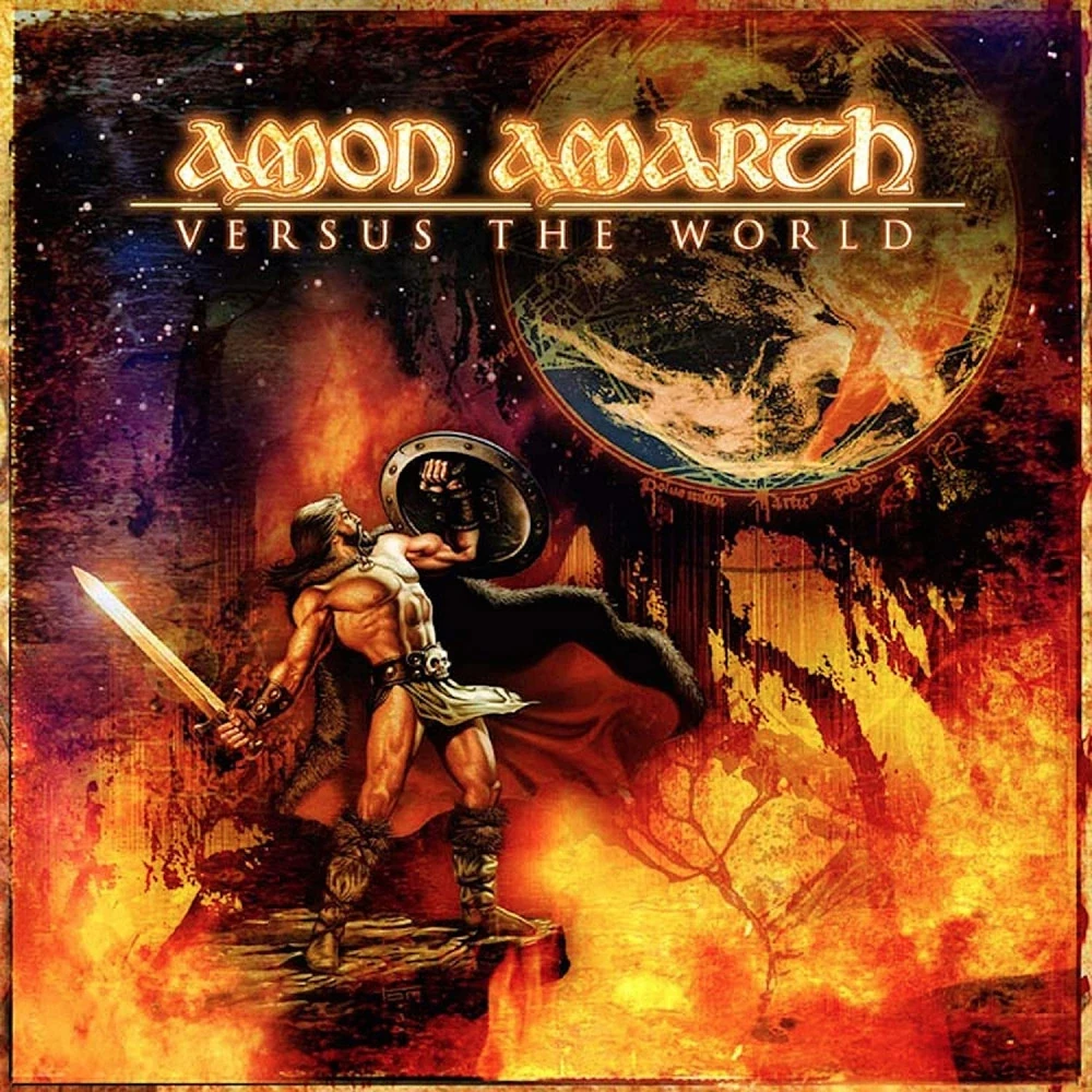 AMON AMARTH · Versus The World | CRIMSON RED MARBLED LP (Melodic Death Metal/Viking Metal Vinyl) · Picture 1
