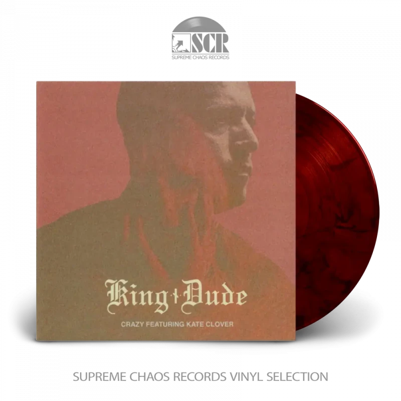 King Dude · Crazy / Never Let Me Go | RED/BLACK 7" EP