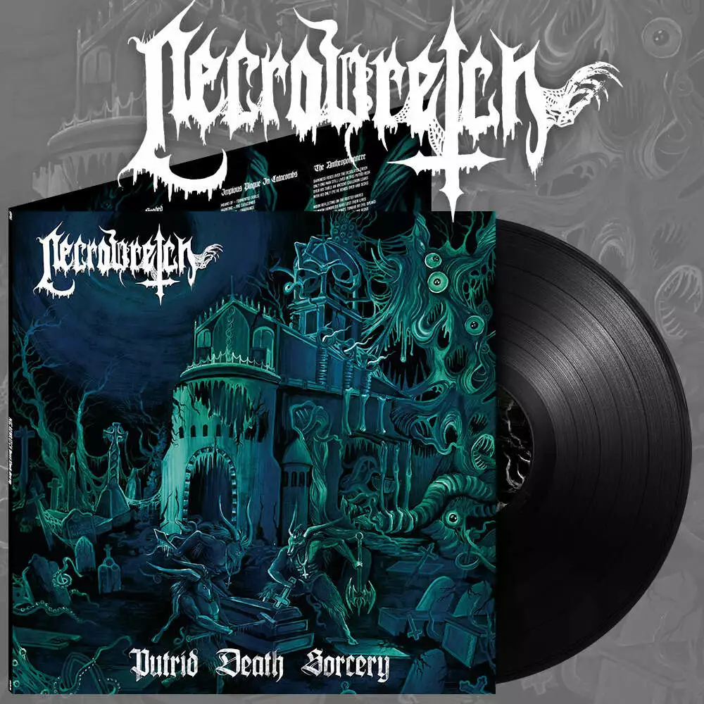 NECROWRETCH · Putrid Death Sorcery | BLACK LP (Death Metal Vinyl)