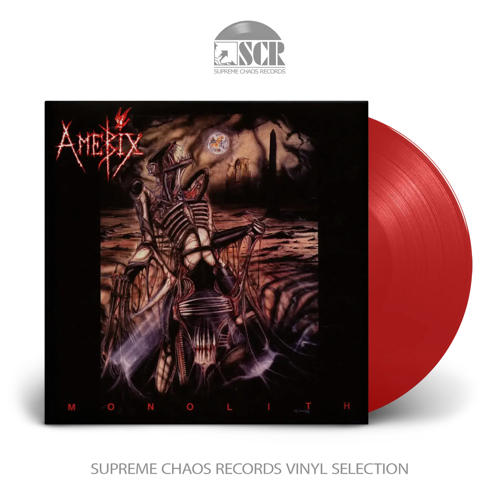AMEBIX · Monolith | RED LP (Crust Punk/Punk Vinyl)