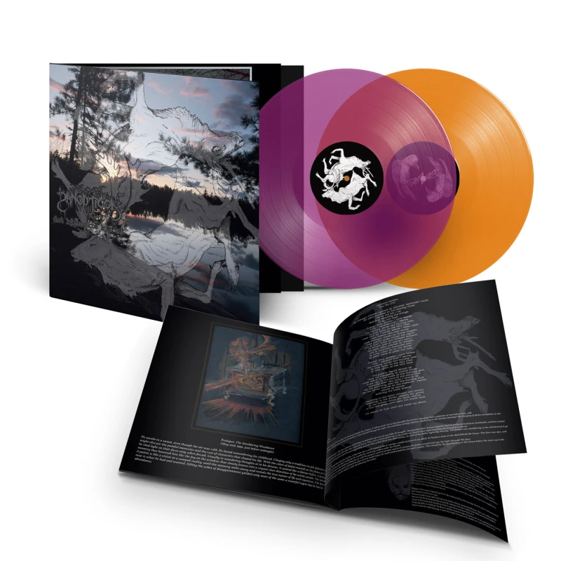 PANOPTICON · Det Hjemsokte Hjertet | PURPLE/ORANGE 2LP (Black Metal Vinyl) · Picture 3