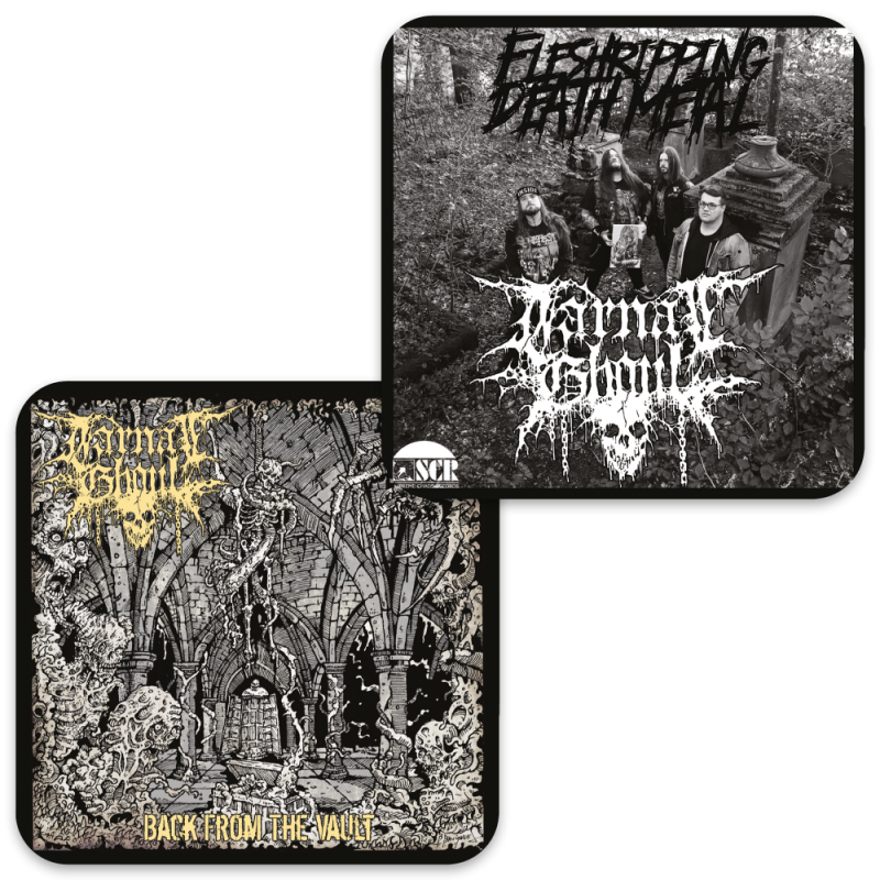 CARNAL GHOUL · Back From The Vault Beer Coaster | COASTER (Death Metal Others)