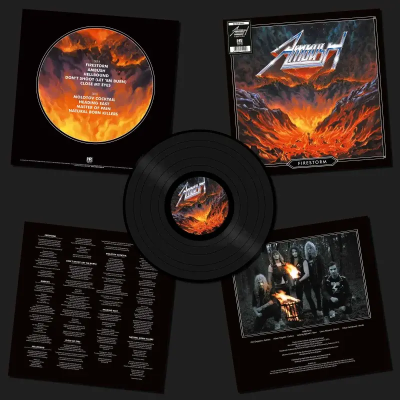 AMBUSH · Firestorm | BLACK LP (Heavy Metal Vinyl) · Picture 3