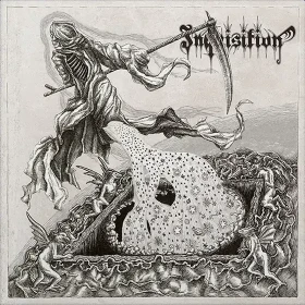 INQUISITION · Black Mass For A Mass Grave (Monochrome Edition) | BLACK 2LP (Black Metal Vinyl) · Picture 1