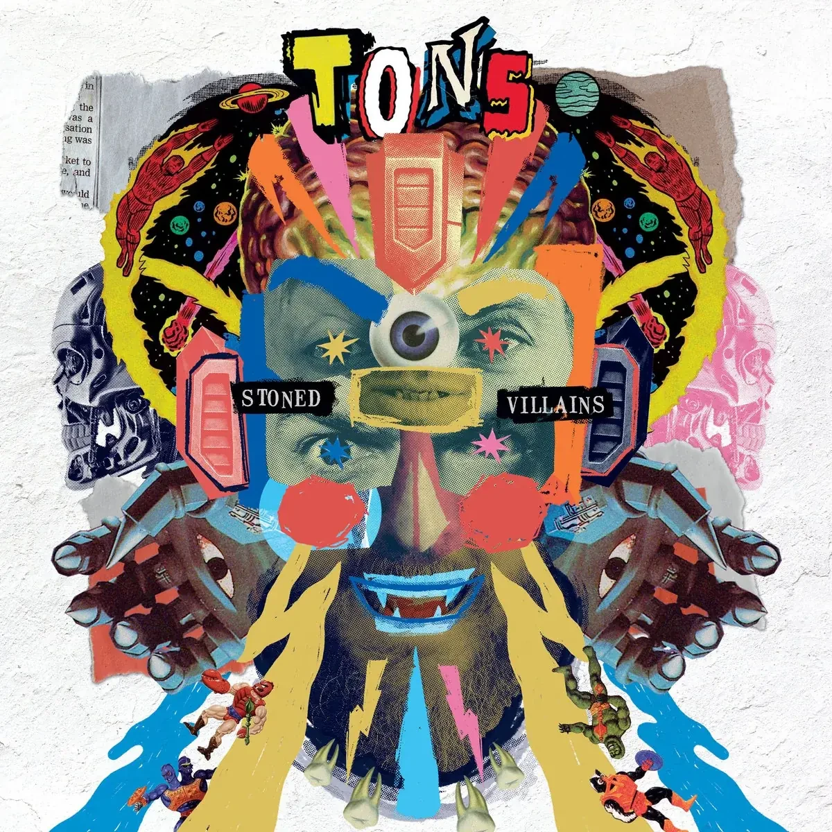 TONS · Stoned Villains | PINK LP (Stoner Rock/Psychedelic Rock Vinyl) · Picture 1