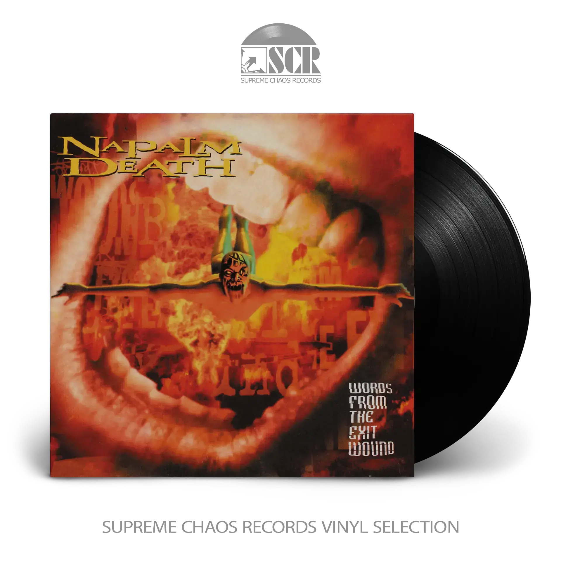 NAPALM DEATH - Words From The Exit Wound (Reissue) · BLACK LP (Grindcore/Death Metal Vinyl)
