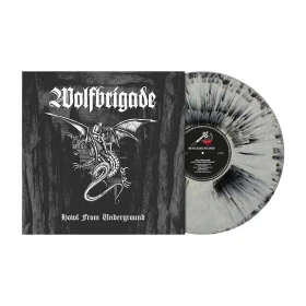 WOLFBRIGADE · Howl From Underground | GREY/BLACK DUST LP (Crust Punk/Death Metal Vinyl) · Picture 2